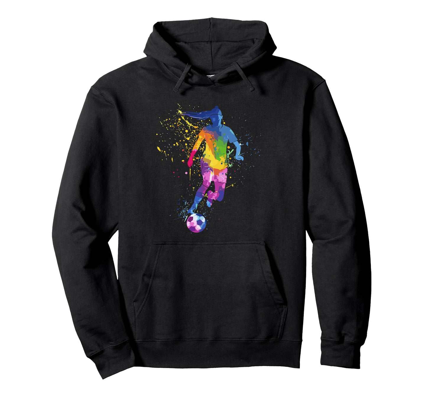 Colorful Funny Soccer Player Fan Dad Hoodie - Streetwear Style Men Women - T-Shirt, Sweatshirt, Hoodie