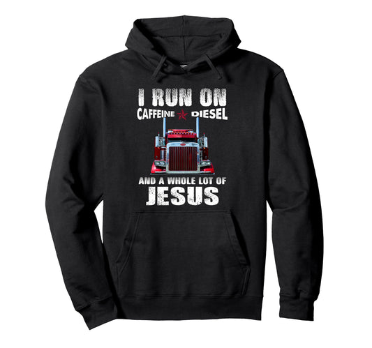 Caffeine Diesel Jesus Christian Hoodie - Aesthetic Graphic Men Women - T-Shirt, Sweatshirt, Hoodie