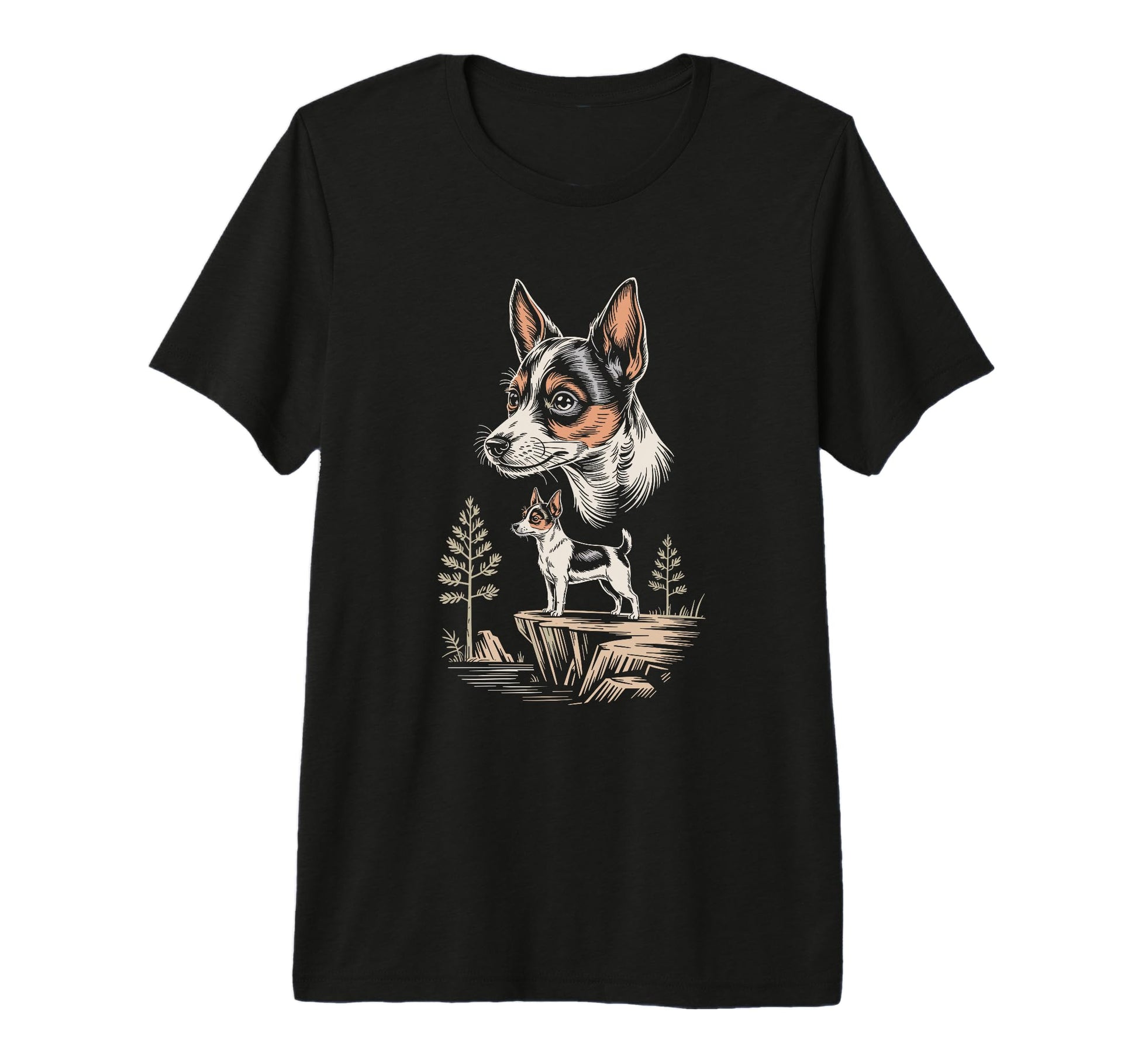 Mom Dad Toy Fox Terrier Dog Owner T-Shirt - Fun Novelty Design Unisex - T-Shirt, Sweatshirt, Hoodie