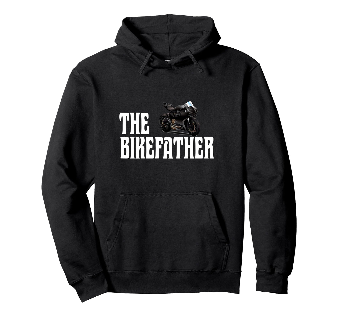Biker Biker Dad Bikefather Funny Hoodie - Aesthetic Graphic for Adults - T-Shirt, Sweatshirt, Hoodie