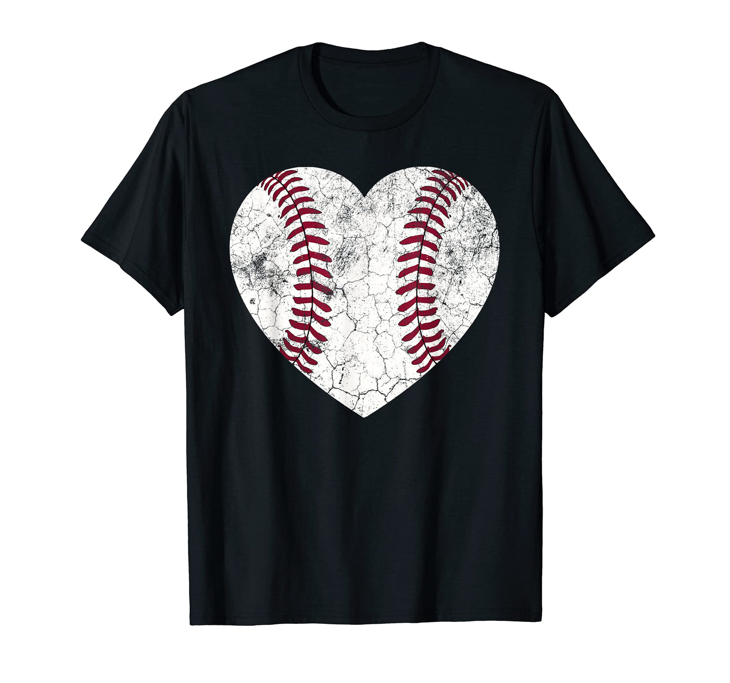 Baseball Heart Fun Mom Dad T-Shirt - Casual Everyday Wear Men Women - T-Shirt, Sweatshirt, Hoodie