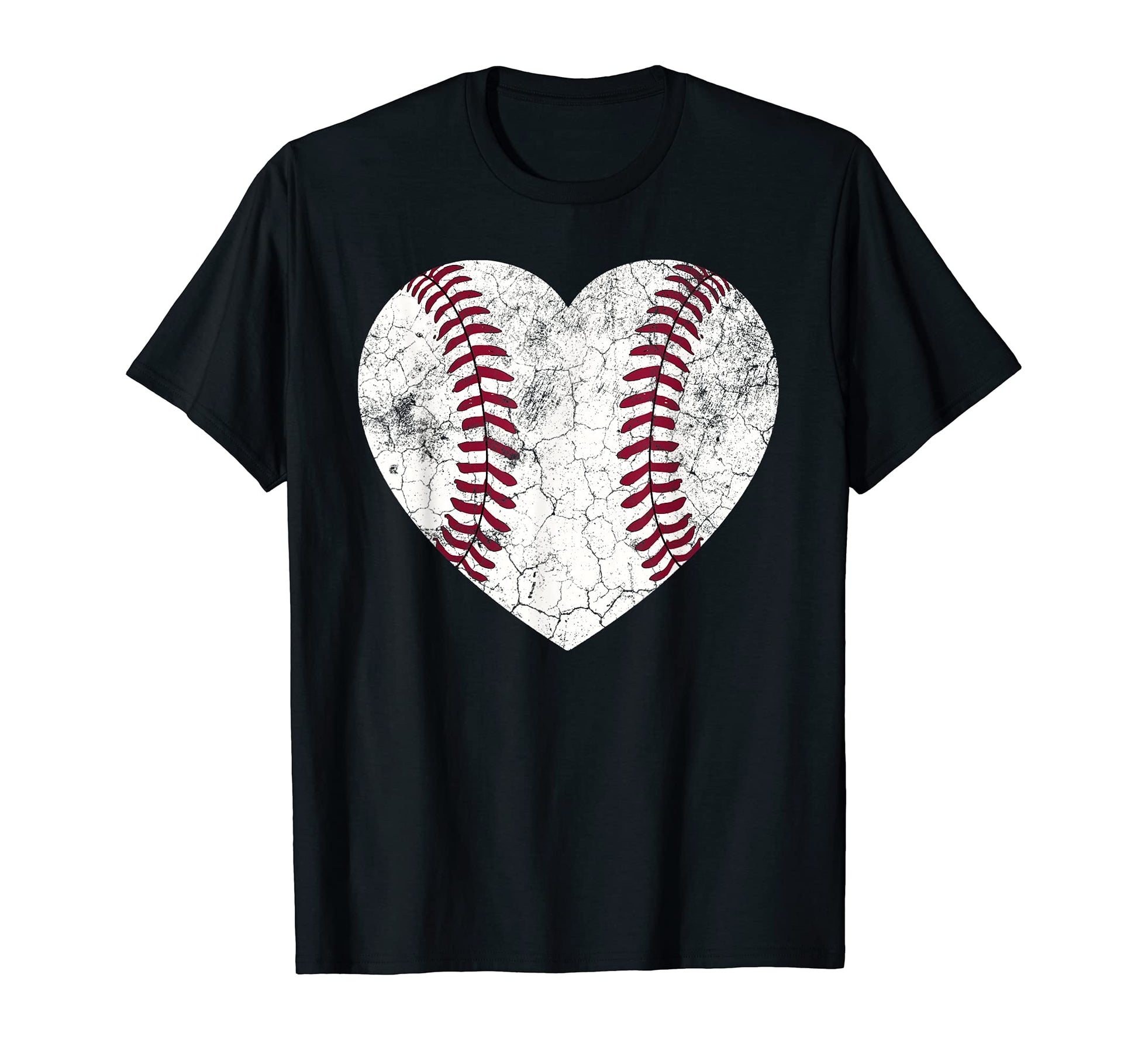 Baseball Heart Fun Mom Dad T-Shirt - Casual Everyday Wear Men Women - T-Shirt, Sweatshirt, Hoodie