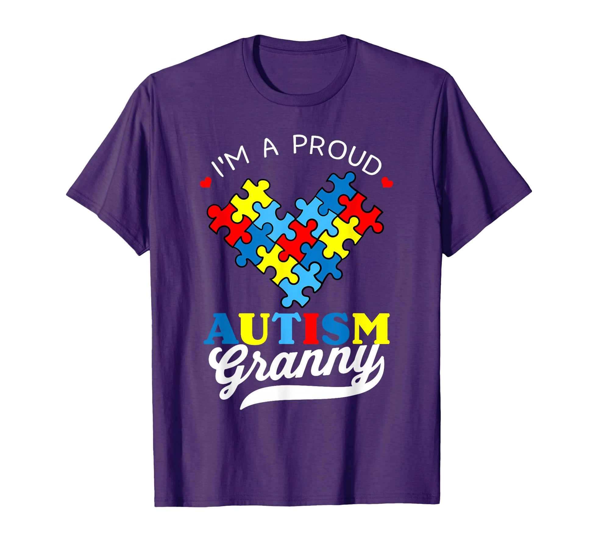 Im Proud Granny Autism Awareness T-Shirt - Aesthetic Graphic Unisex - T-Shirt, Sweatshirt, Hoodie