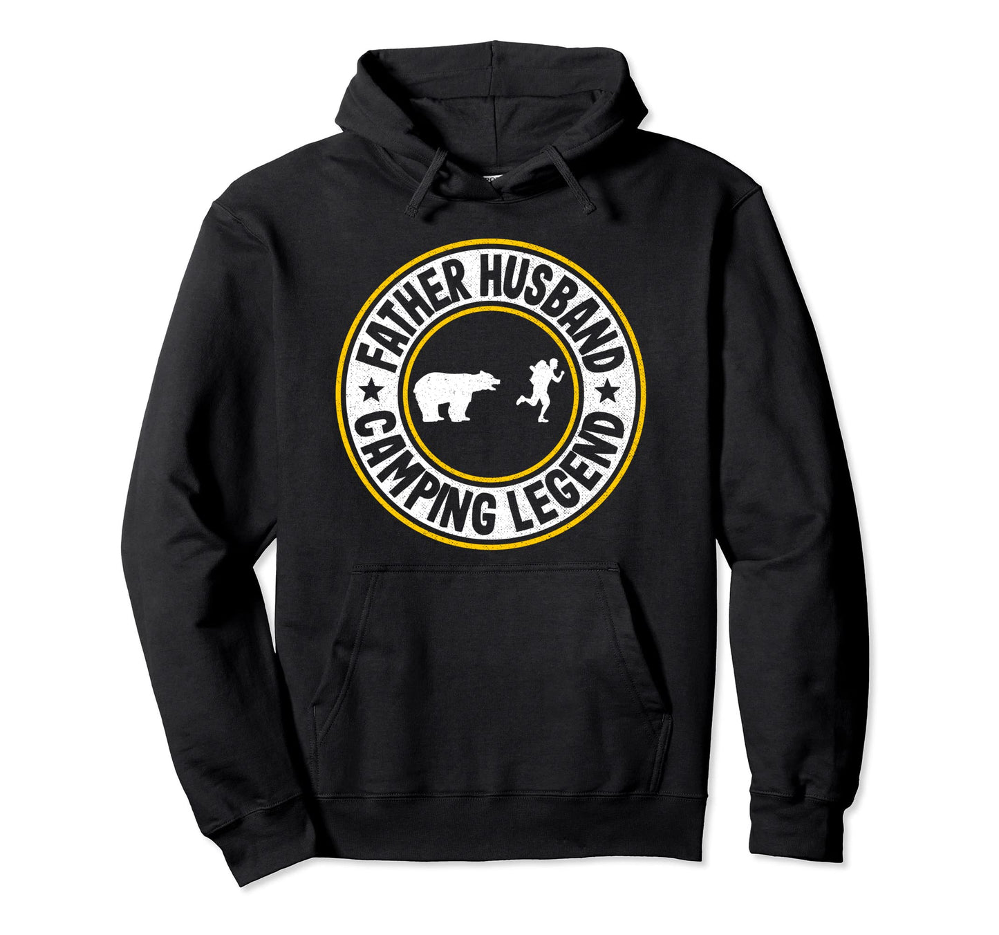 Father Husband Camping Legend Rv Camper Hoodie - Unique Graphic for Adults - T-Shirt, Sweatshirt, Hoodie