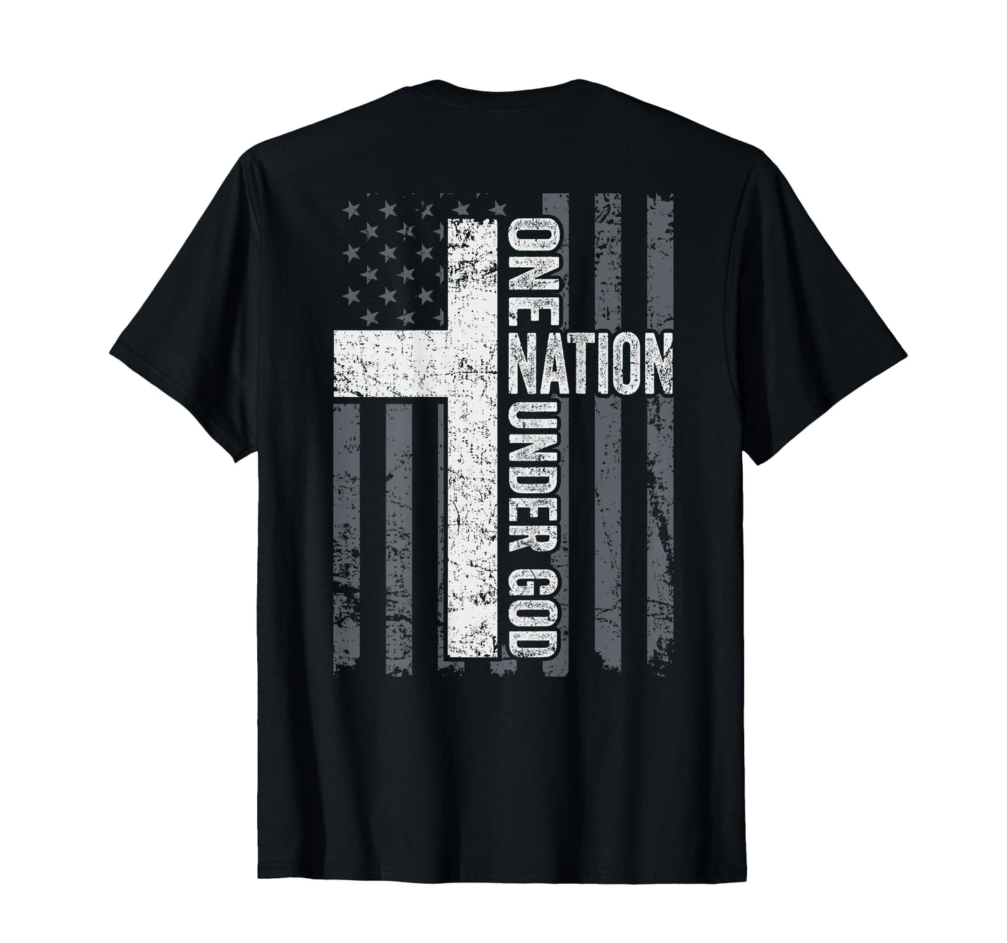 One Nation Under God Christian T-Shirt - Casual Everyday Wear for Adults - T-Shirt, Sweatshirt, Hoodie