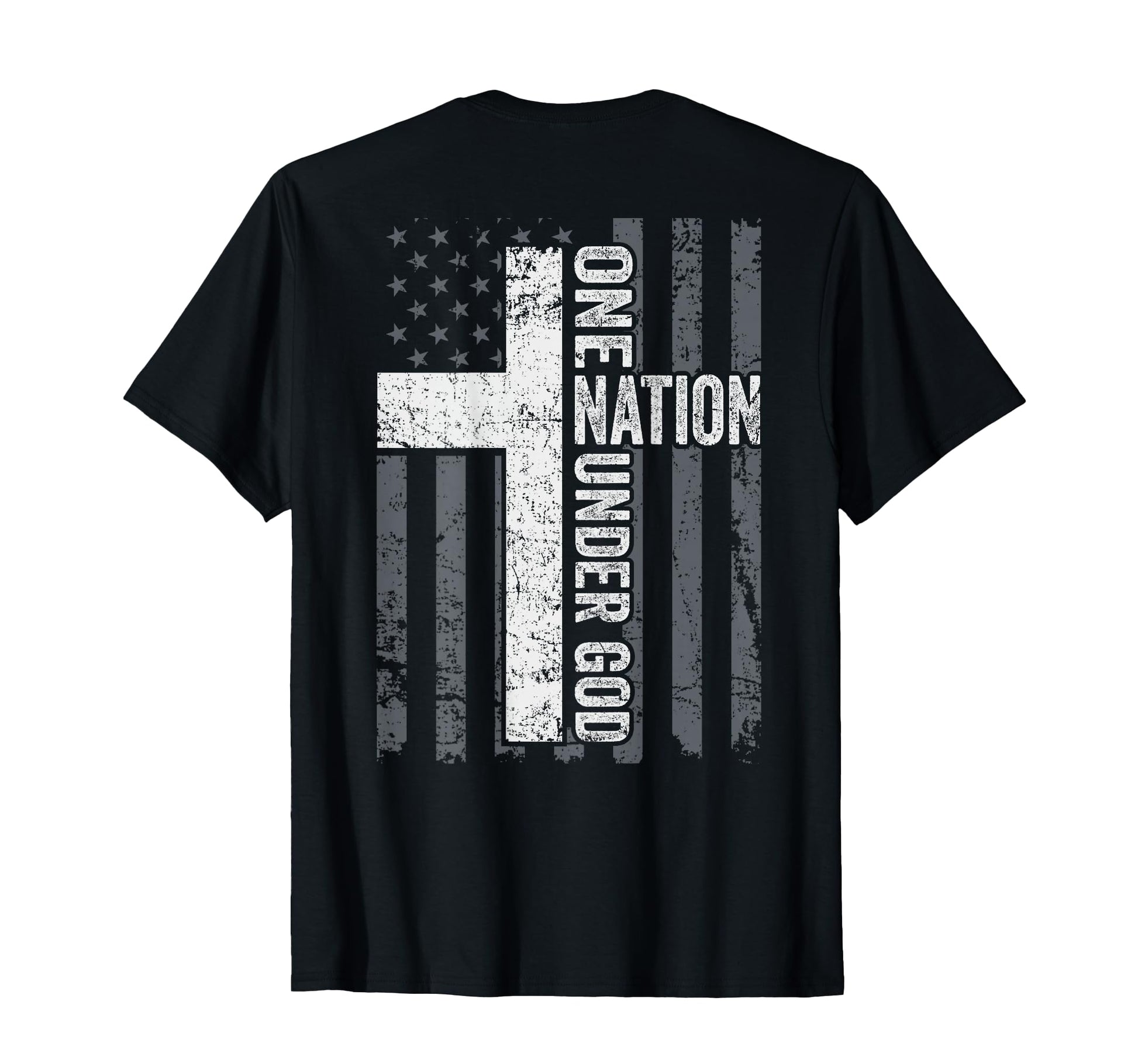 One Nation Under God Christian T-Shirt - Casual Everyday Wear for Adults - T-Shirt, Sweatshirt, Hoodie