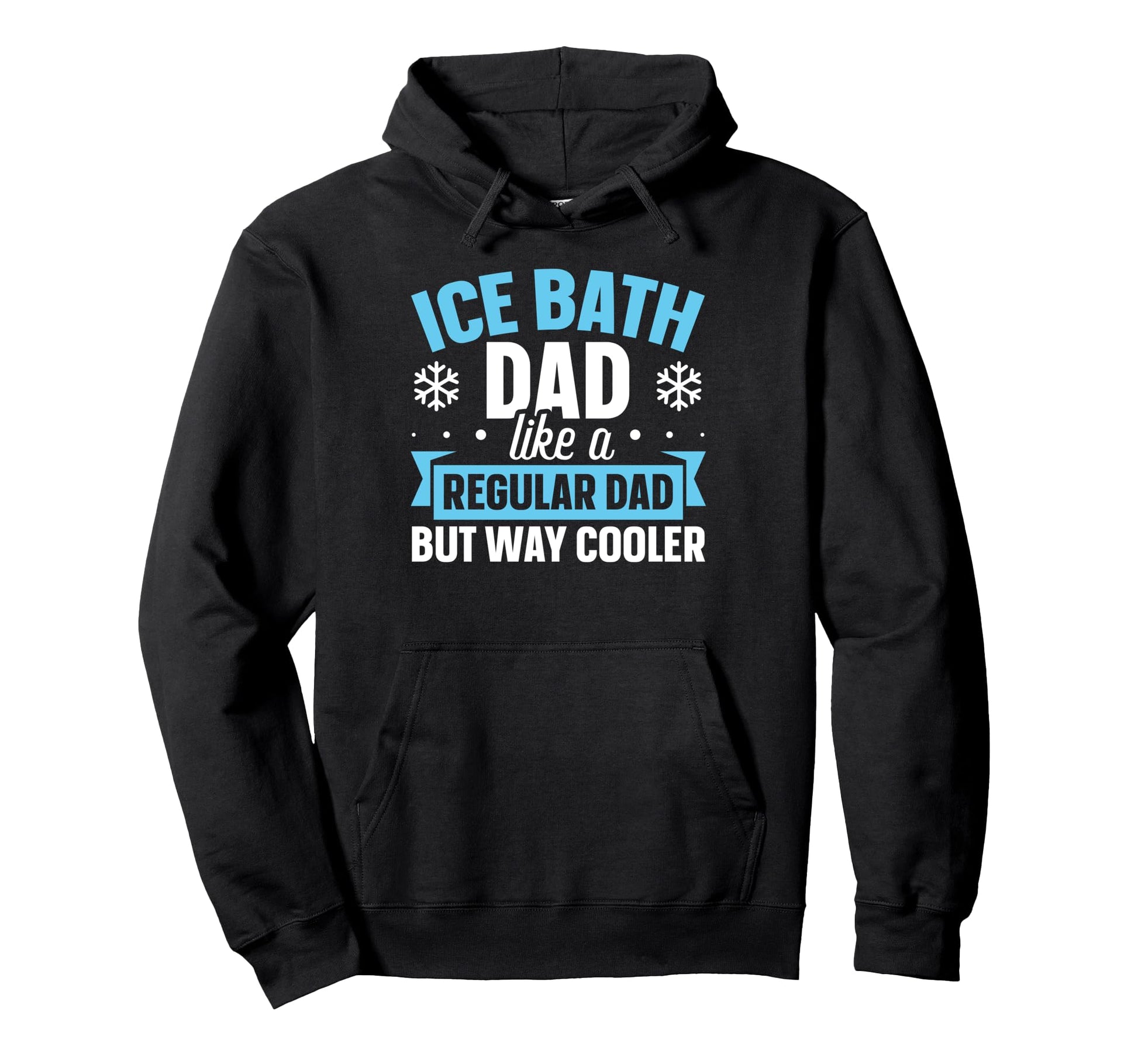 Ice Bath Dad Cold Plunger Hoodie - Fun Novelty Design for Adults - T-Shirt, Sweatshirt, Hoodie