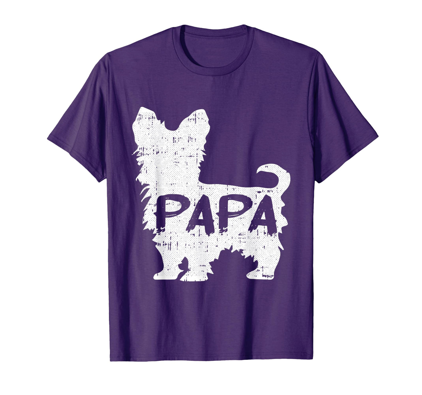 Yorkshire Terrier Papa Dog Puppy T-Shirt - Casual Everyday Wear Men Women - T-Shirt, Sweatshirt, Hoodie