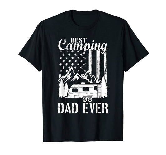 Best Camping Dad Ever Camping Lover T-Shirt - Graphic Print Men Women - T-Shirt, Sweatshirt, Hoodie