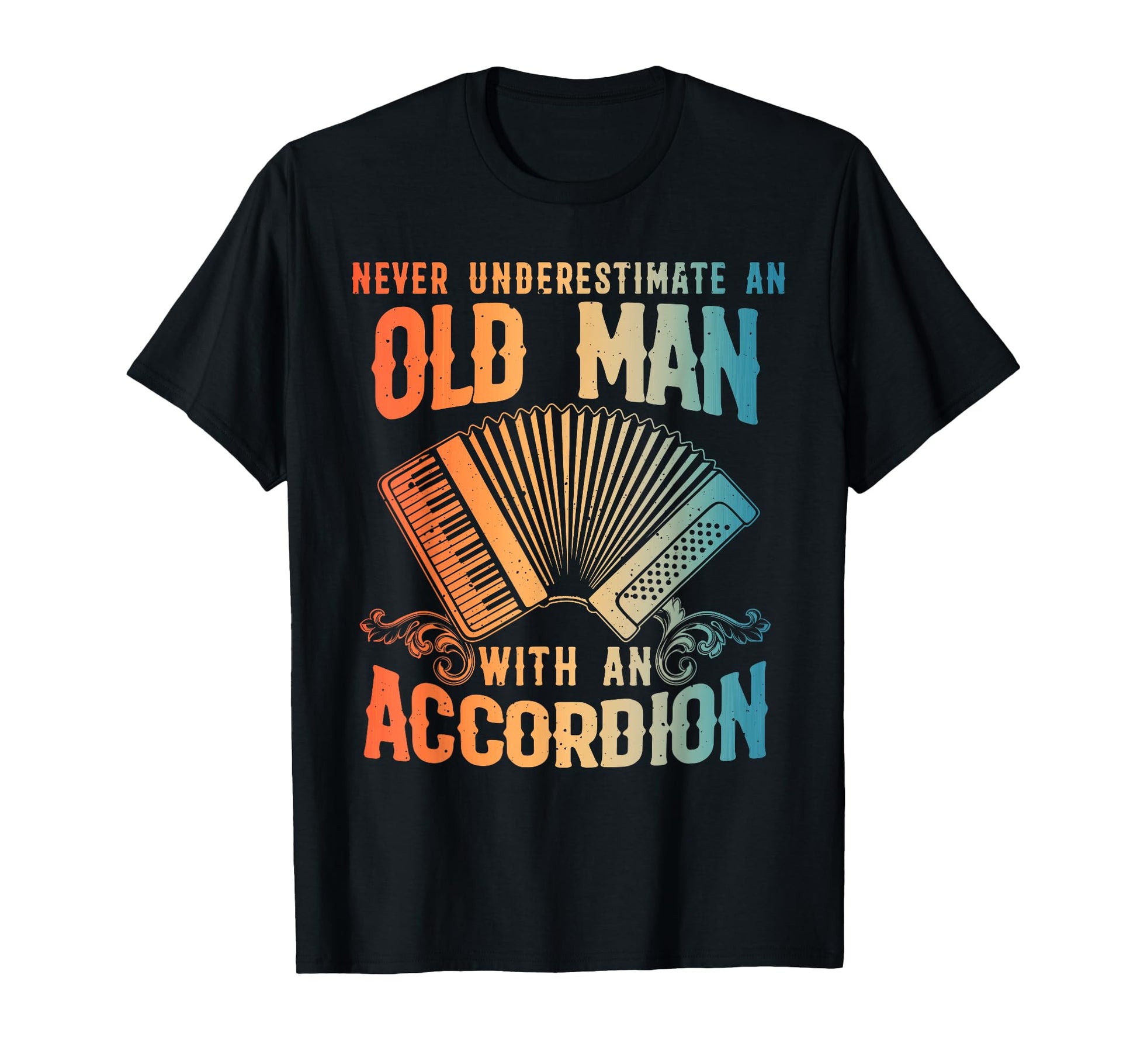 Funny Accordion Grandpa Dad Accordion T-Shirt - Aesthetic Graphic Unisex - T-Shirt, Sweatshirt, Hoodie