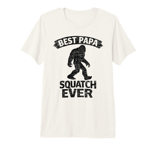 Bigfoot Dad Sasquatch Dad Best Papa T-Shirt - Trendy Graphic Unisex - T-Shirt, Sweatshirt, Hoodie