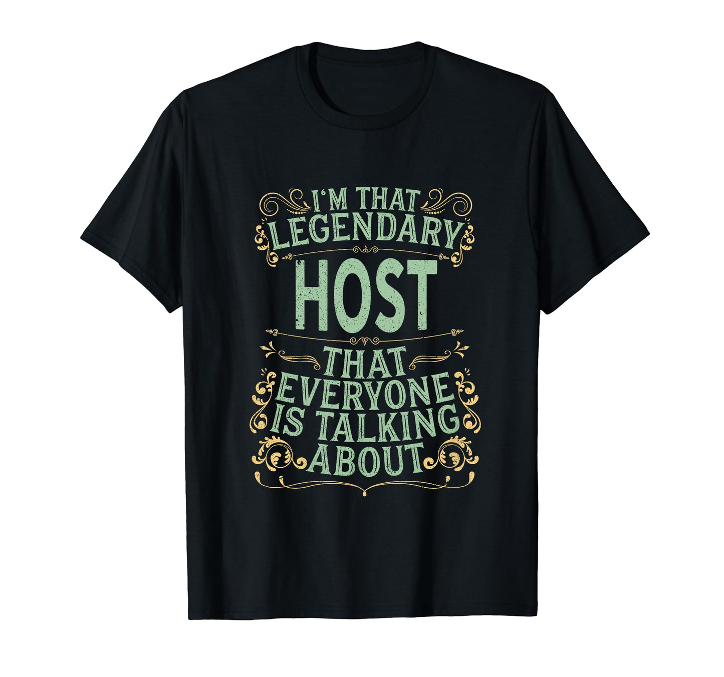 Announcer Presenter Emcee Legendary Host T-Shirt - Unique Graphic Men Women - T-Shirt, Sweatshirt, Hoodie
