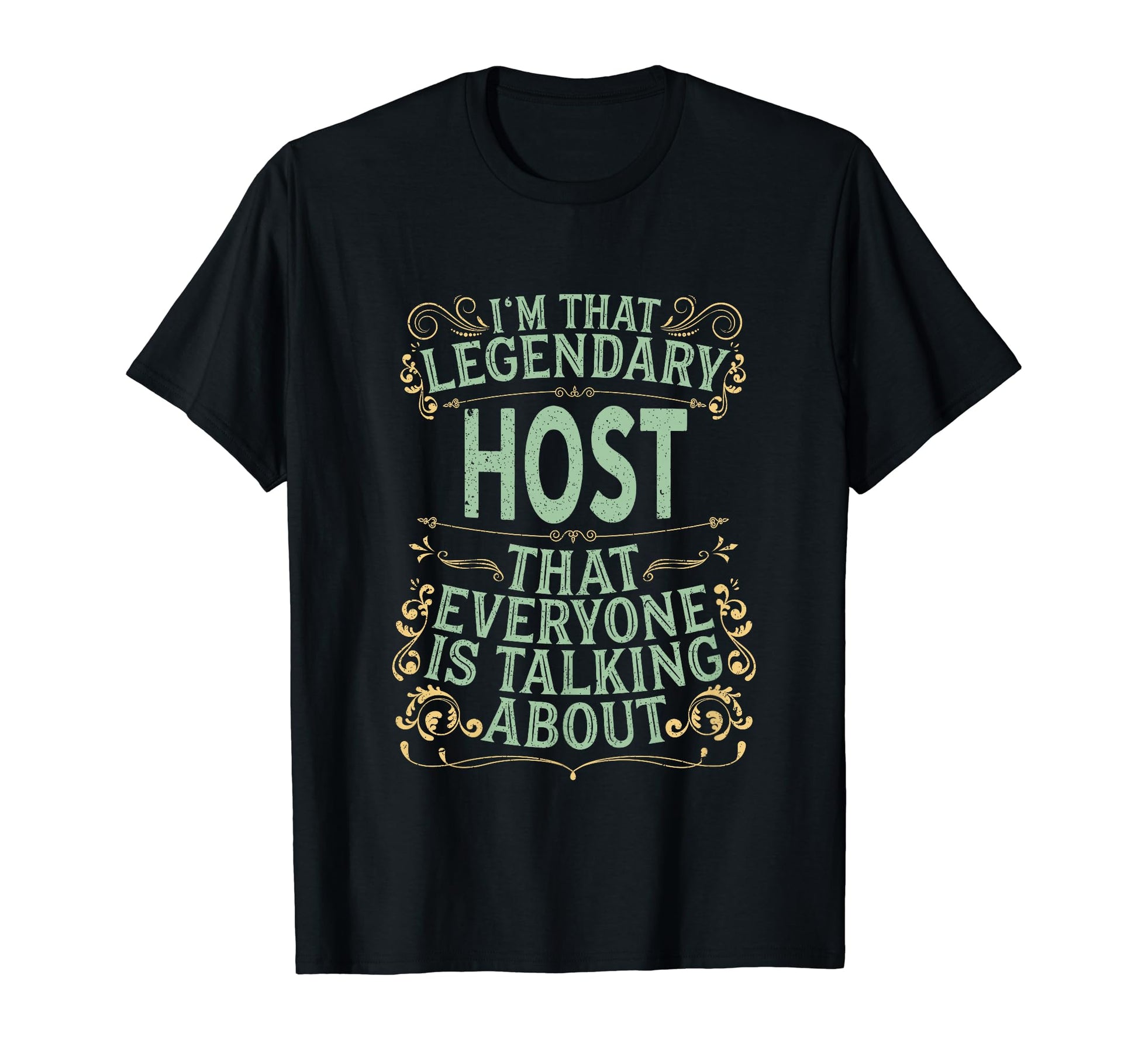 Announcer Presenter Emcee Legendary Host T-Shirt - Unique Graphic Men Women - T-Shirt, Sweatshirt, Hoodie