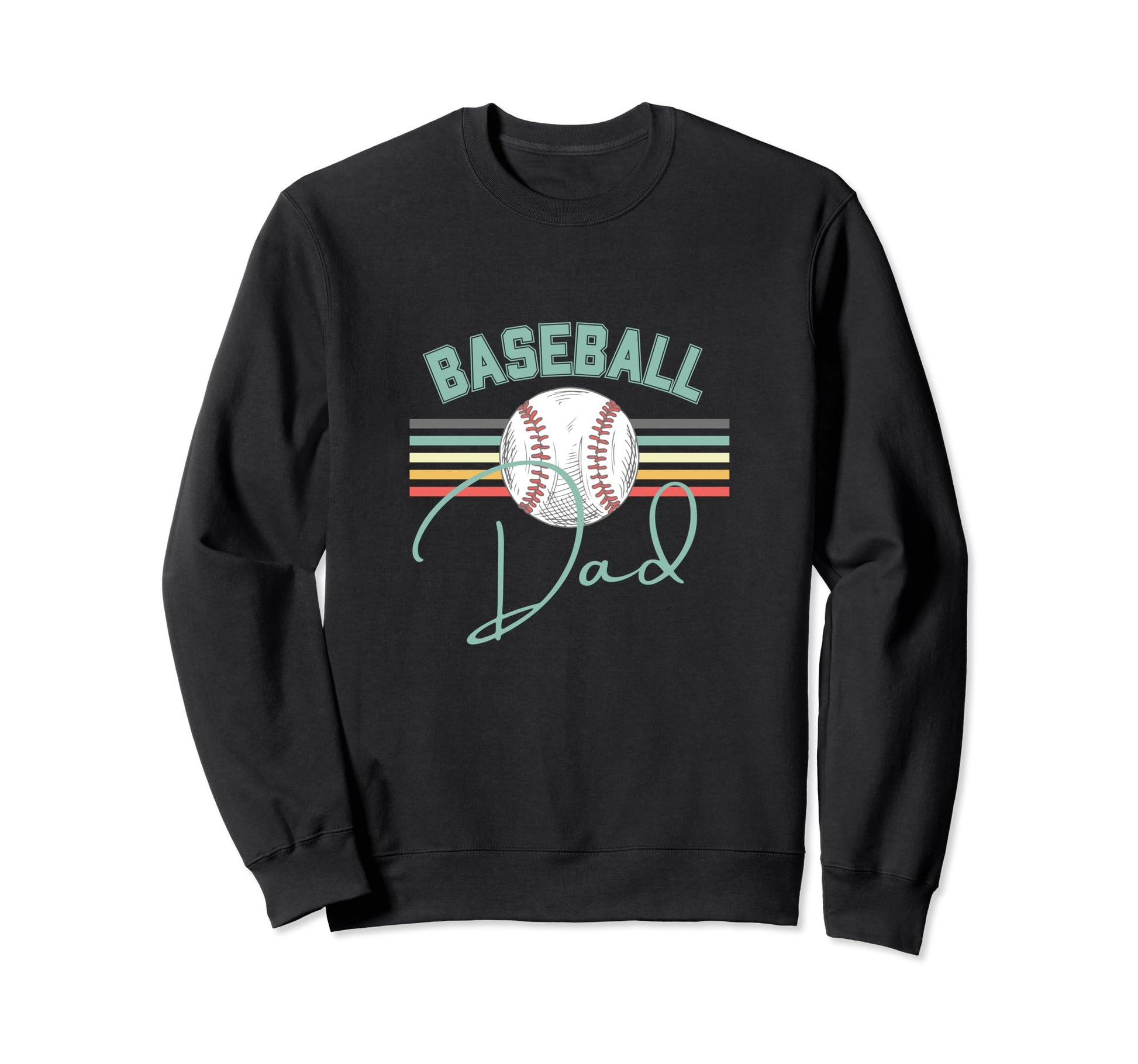 Baseball Dad Fun Sweatshirt - Fun Novelty Design for Adults - T-Shirt, Sweatshirt, Hoodie