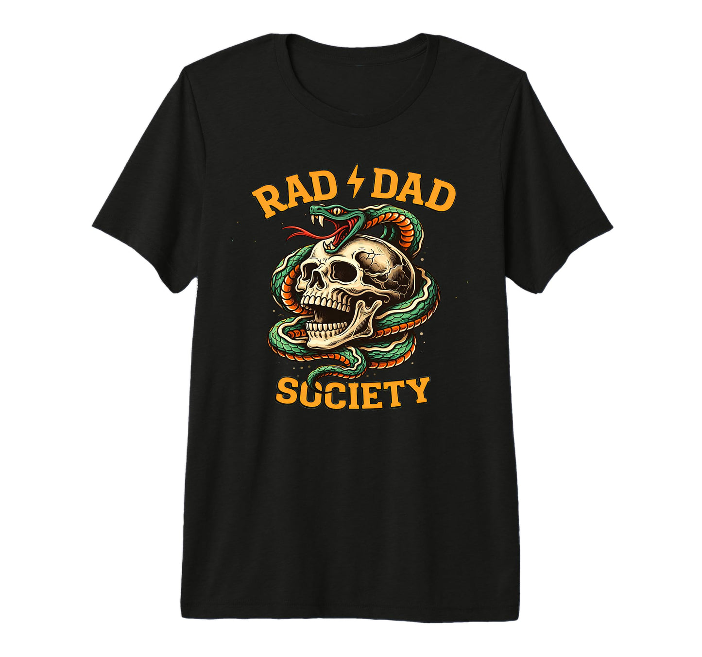 Rad Dad Society Coolest Father Modern T-Shirt - Trendy Graphic Men Women - T-Shirt, Sweatshirt, Hoodie
