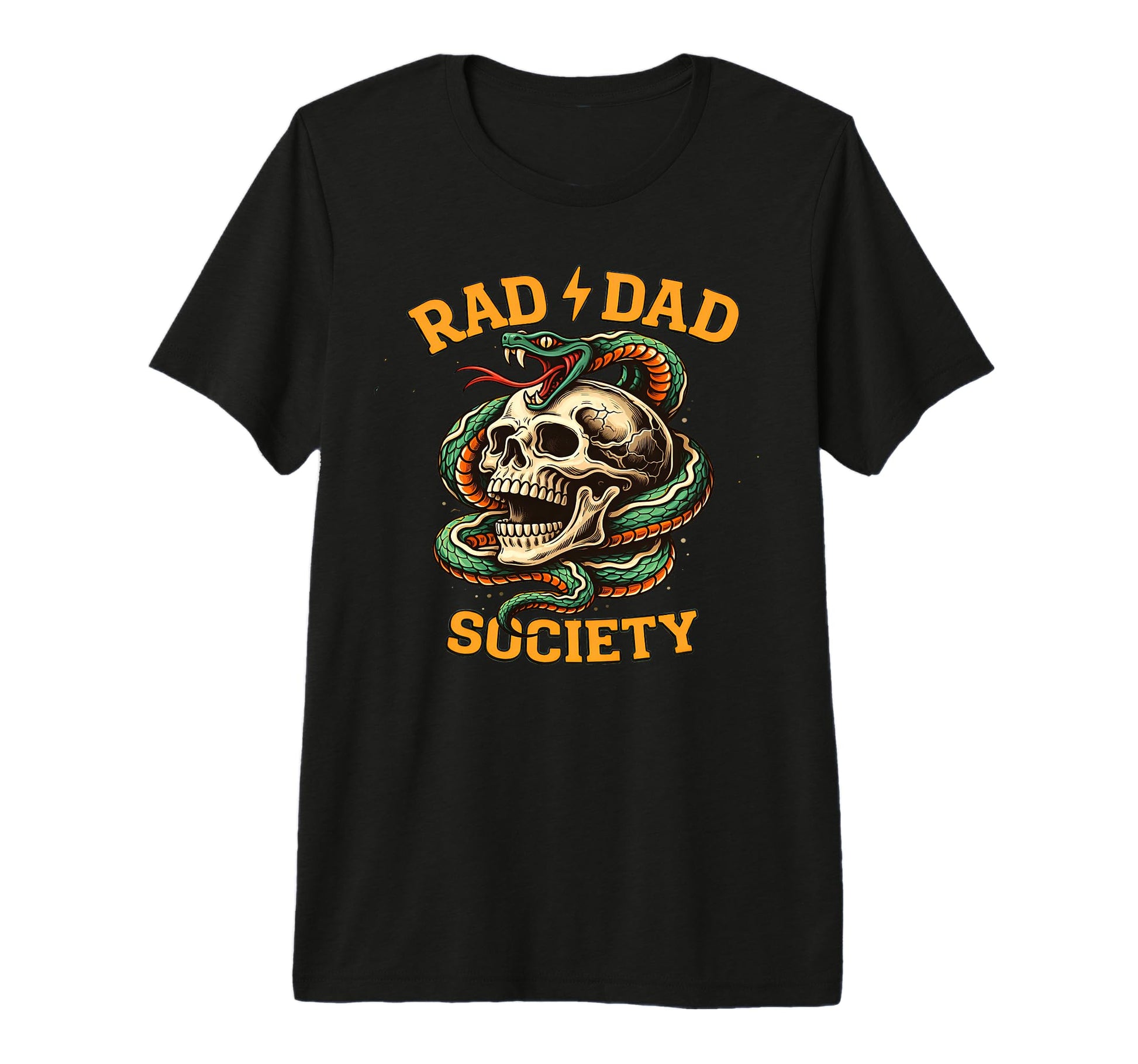 Rad Dad Society Coolest Father Modern T-Shirt - Trendy Graphic Men Women - T-Shirt, Sweatshirt, Hoodie