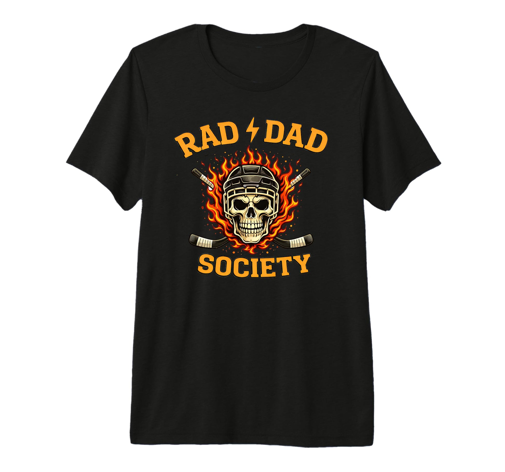 Hockey Father Rad Dad Society Gameday T-Shirt - Trendy Graphic for Adults - T-Shirt, Sweatshirt, Hoodie