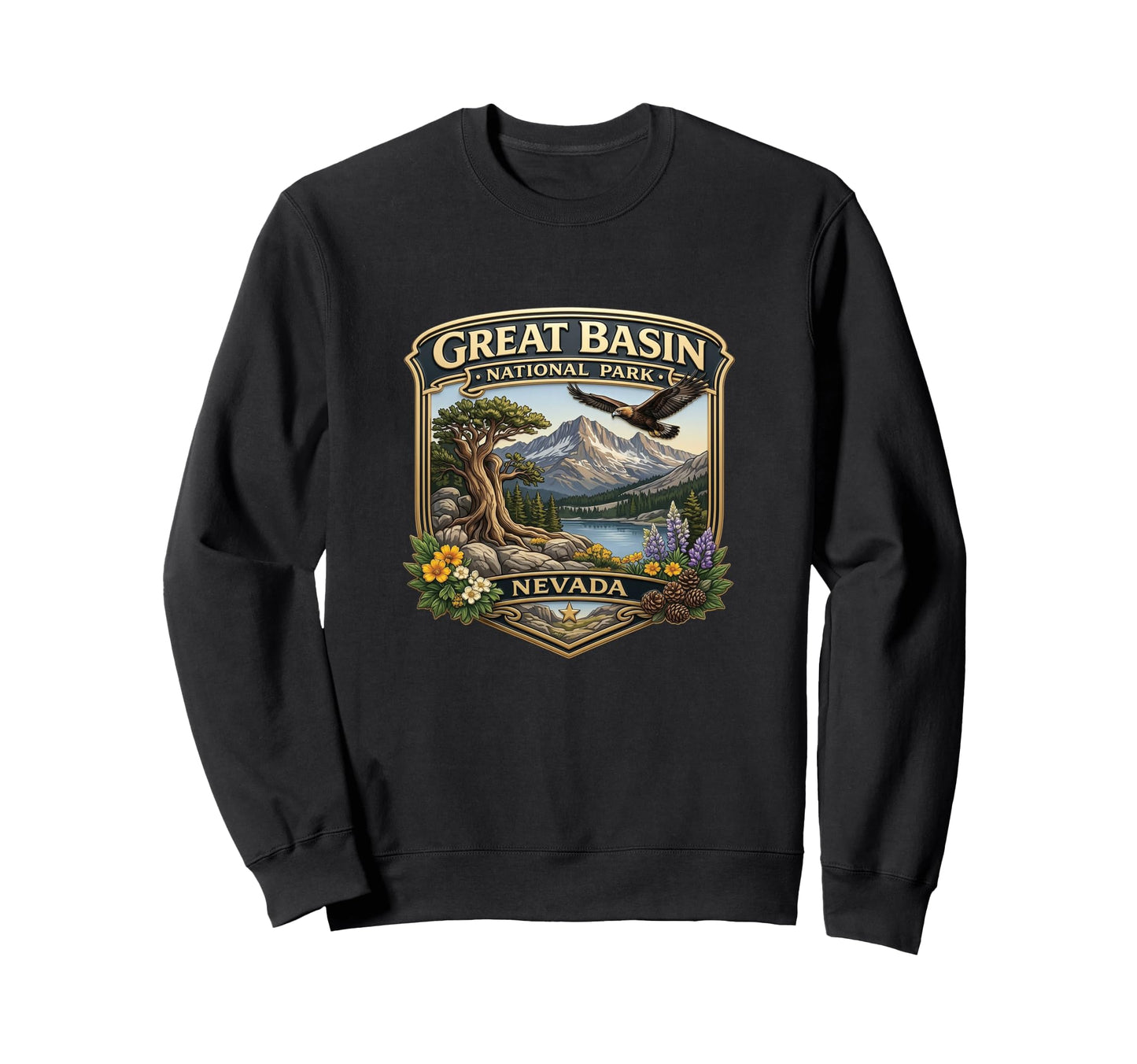 Great Basin National Park Nevada Sweatshirt - Trendy Graphic Unisex - T-Shirt, Sweatshirt, Hoodie