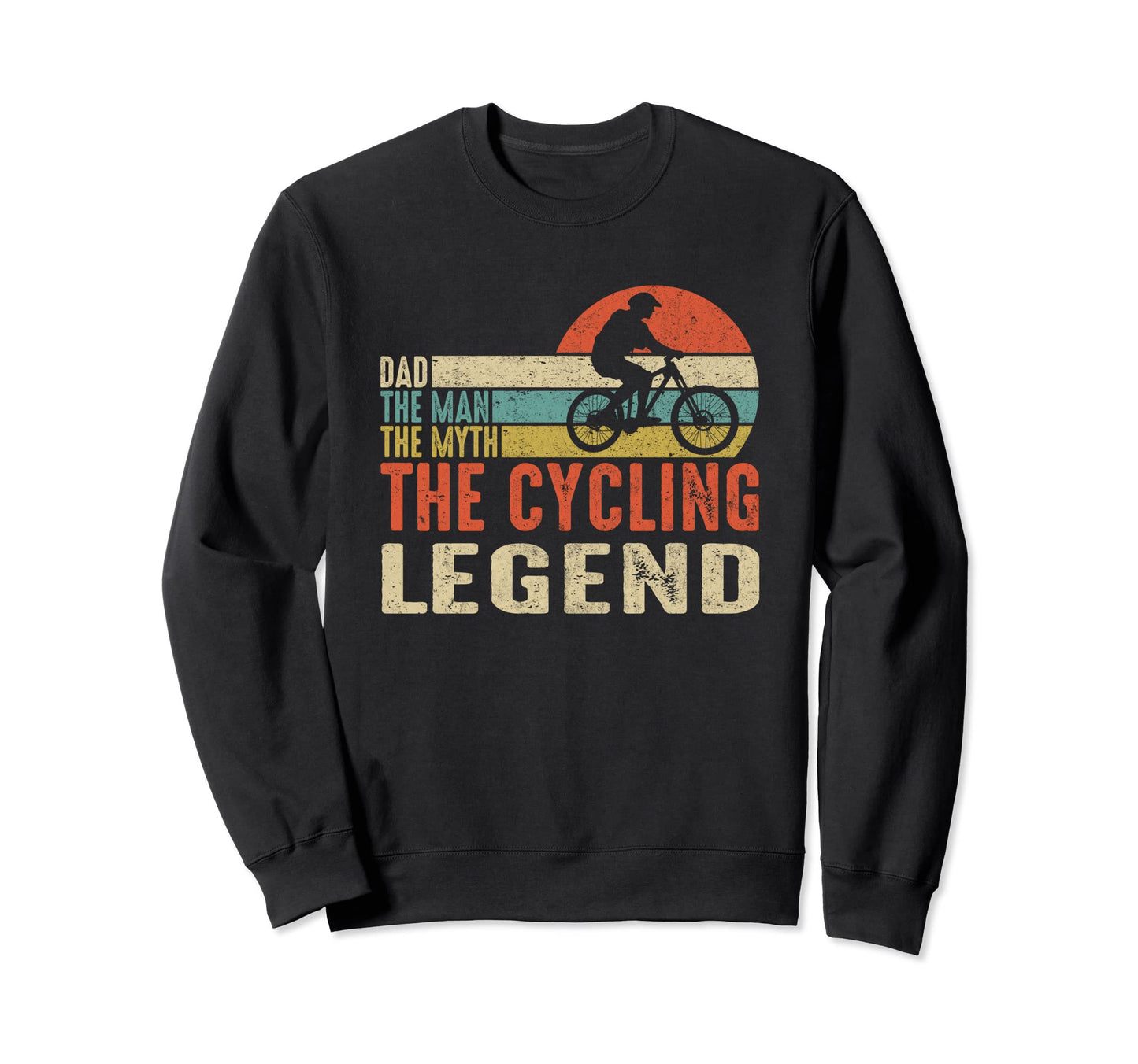 Mountain Biking Dad Biker Cyclist Sweatshirt - Custom Art Print Unisex - T-Shirt, Sweatshirt, Hoodie