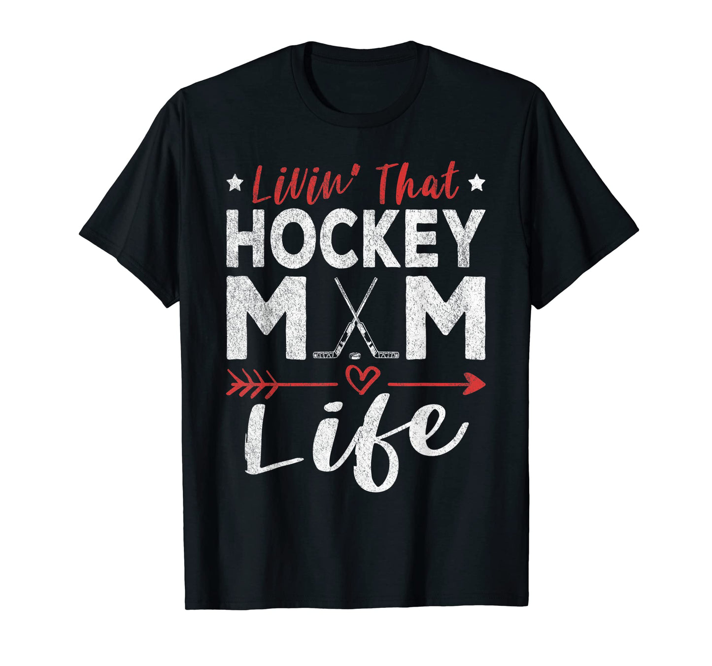 Funny Ice Hockey Mom Hockey Player Hockey T-Shirt - Unique Graphic Unisex - T-Shirt, Sweatshirt, Hoodie