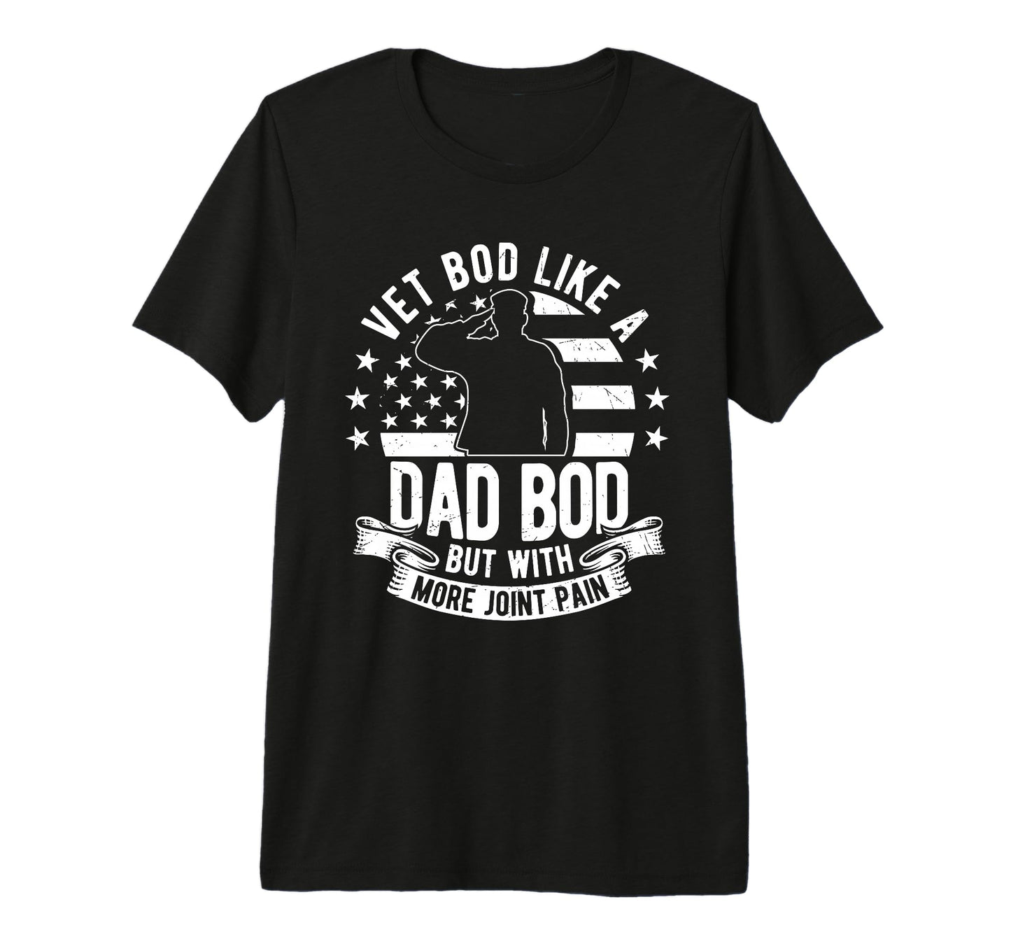 Vet Bod Like Dad Bod But More Joint T-Shirt - Aesthetic Graphic Unisex - T-Shirt, Sweatshirt, Hoodie