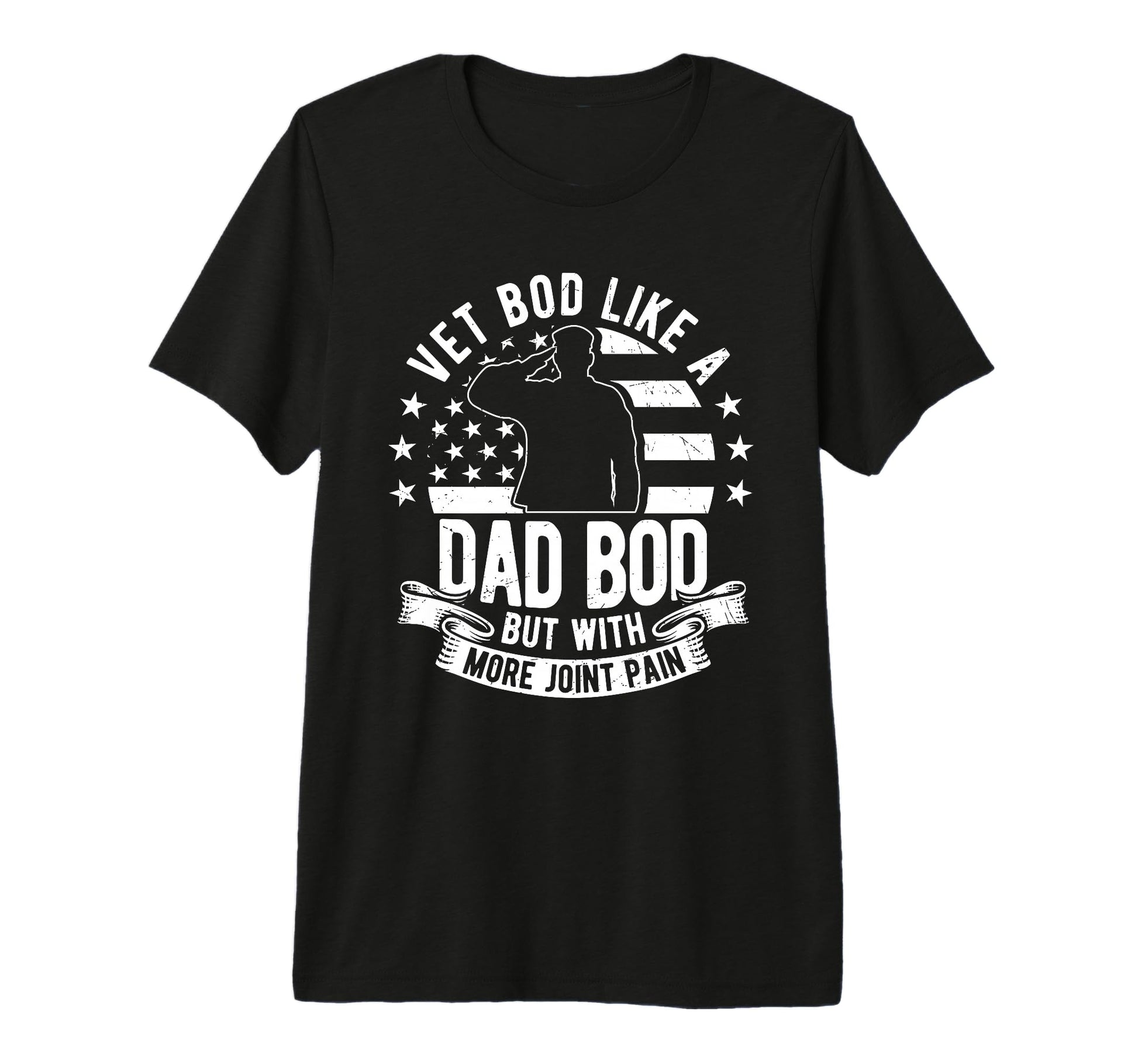 Vet Bod Like Dad Bod But More Joint T-Shirt - Aesthetic Graphic Unisex - T-Shirt, Sweatshirt, Hoodie