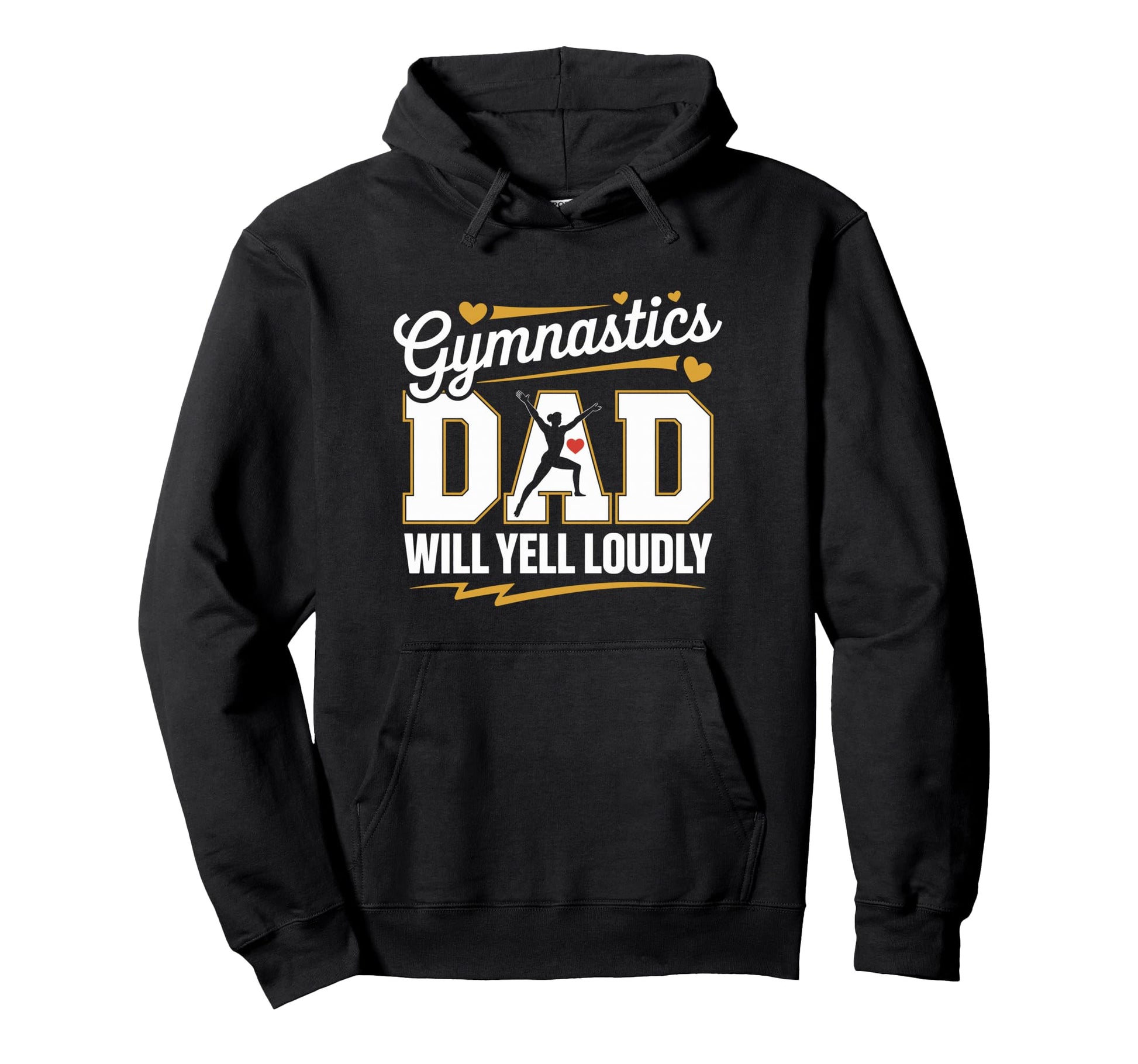 Gymnastics Dad Hoodie - Aesthetic Graphic Men Women - T-Shirt, Sweatshirt, Hoodie