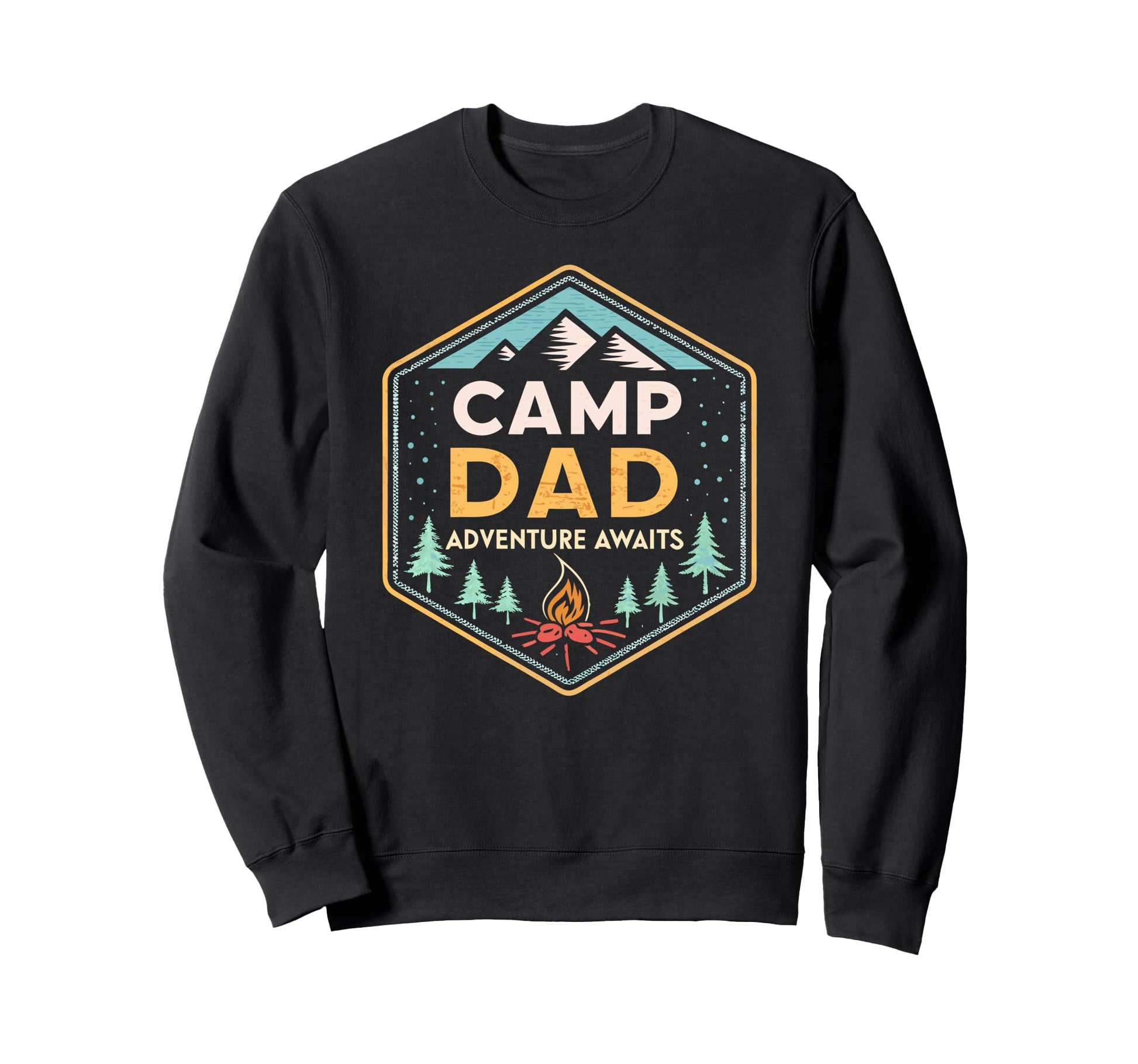 Fathers Day Camp Dad And Adventure Sweatshirt - Novelty Apparel Men Women - T-Shirt, Sweatshirt, Hoodie