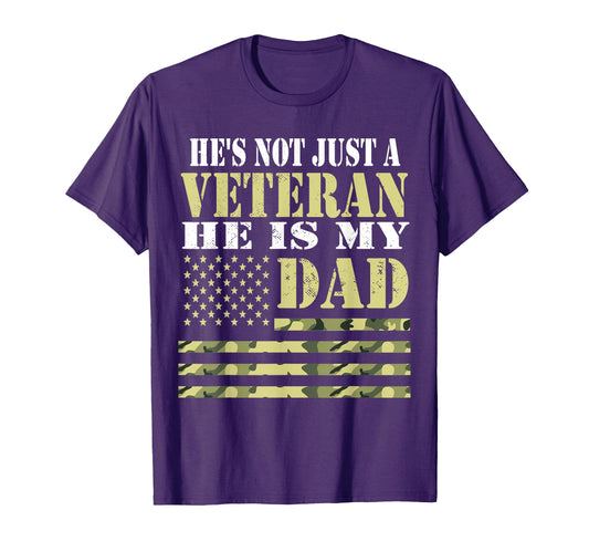 Army Veteran Proud Veteran Dad From T-Shirt - Unique Graphic Unisex - T-Shirt, Sweatshirt, Hoodie