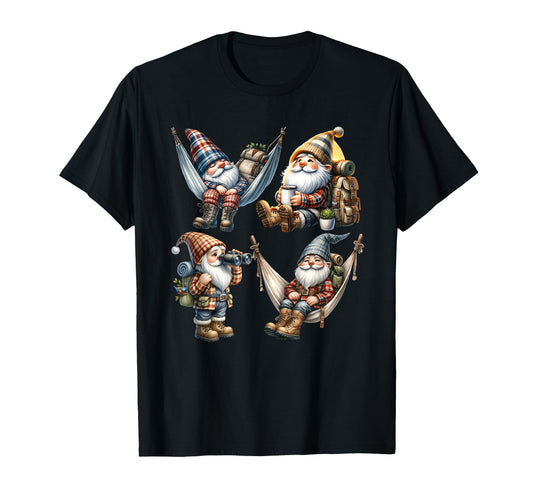Camping Gnomes Dad Life And Mom T-Shirt - Casual Everyday Wear for Adults - T-Shirt, Sweatshirt, Hoodie