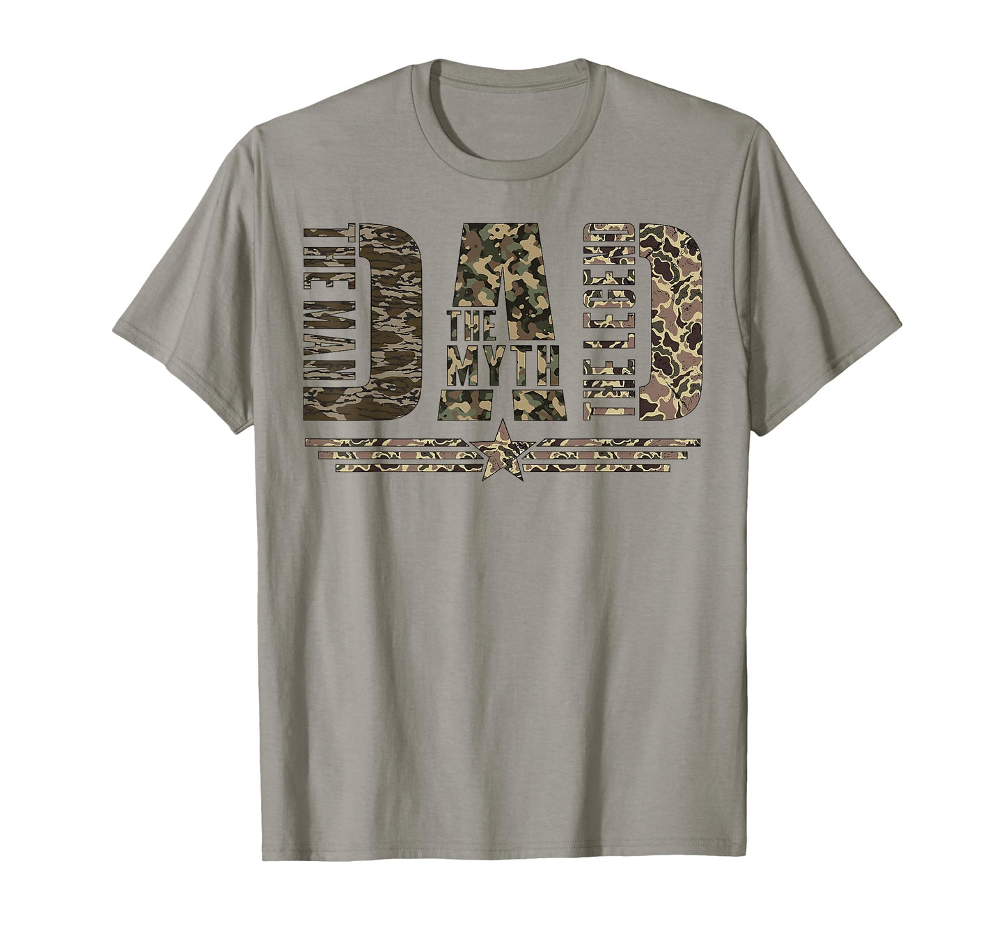 Dad Myth Legend Camo Fathers Day T-Shirt - Trendy Graphic Unisex - T-Shirt, Sweatshirt, Hoodie