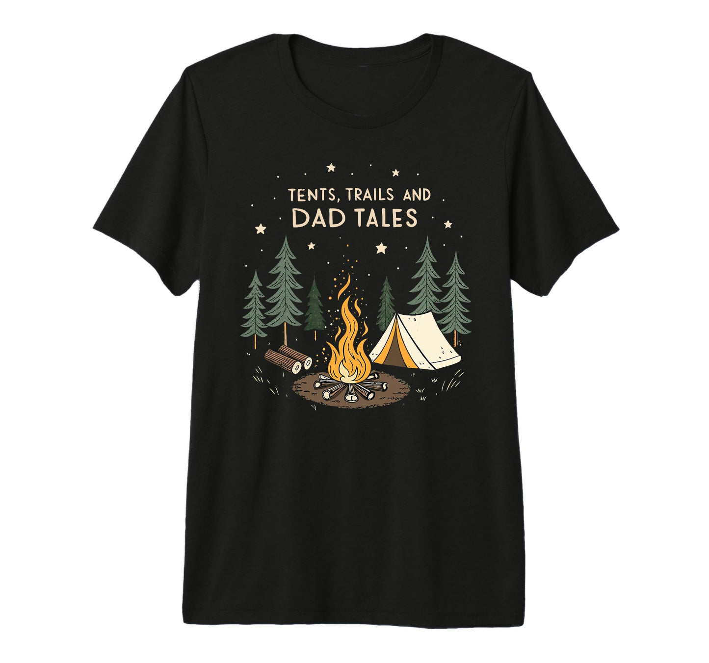 Tents Trails And Dad Tales Wilderness T-Shirt - Streetwear Style Men Women - T-Shirt, Sweatshirt, Hoodie