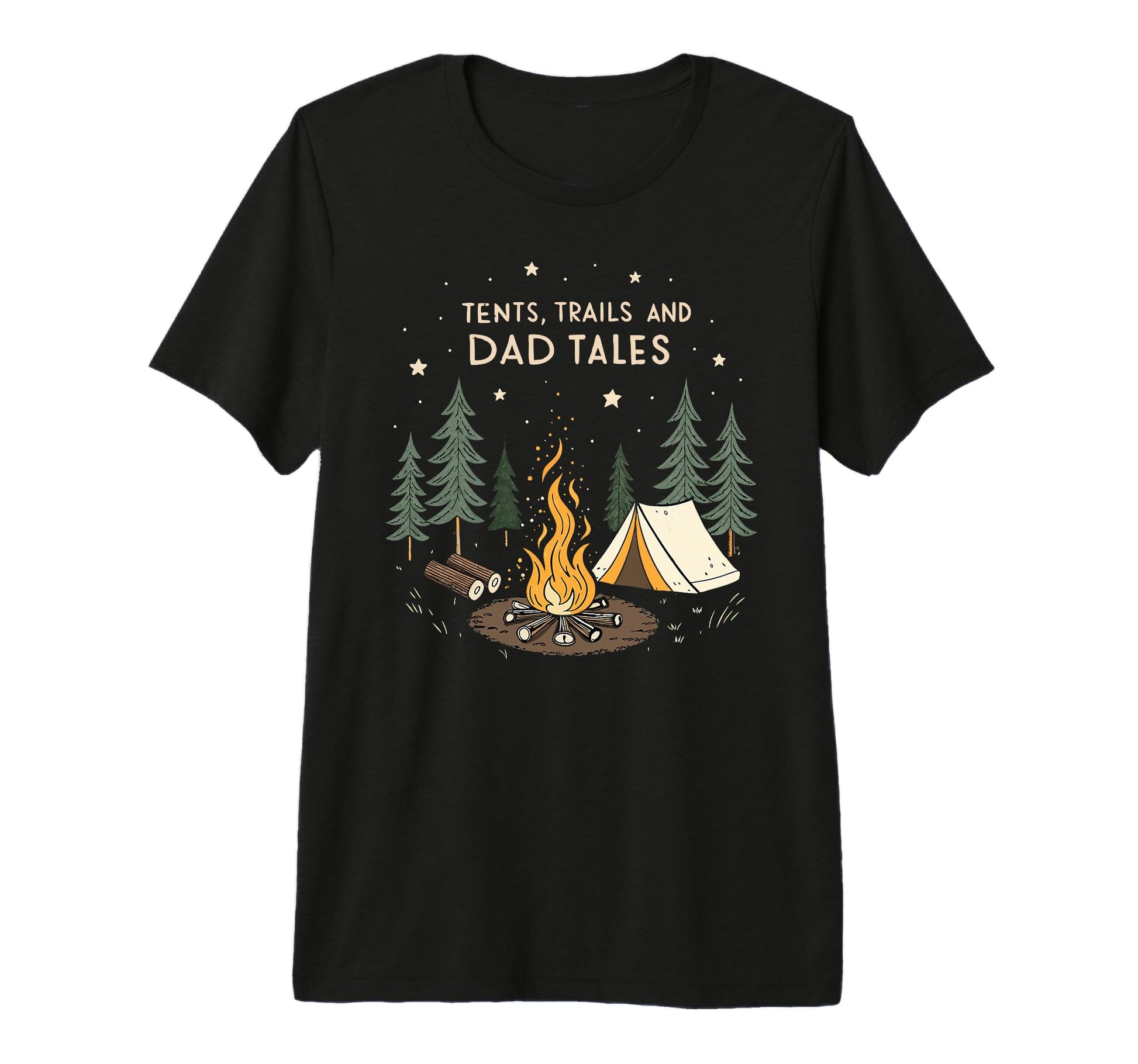 Tents Trails And Dad Tales Wilderness T-Shirt - Streetwear Style Men Women - T-Shirt, Sweatshirt, Hoodie
