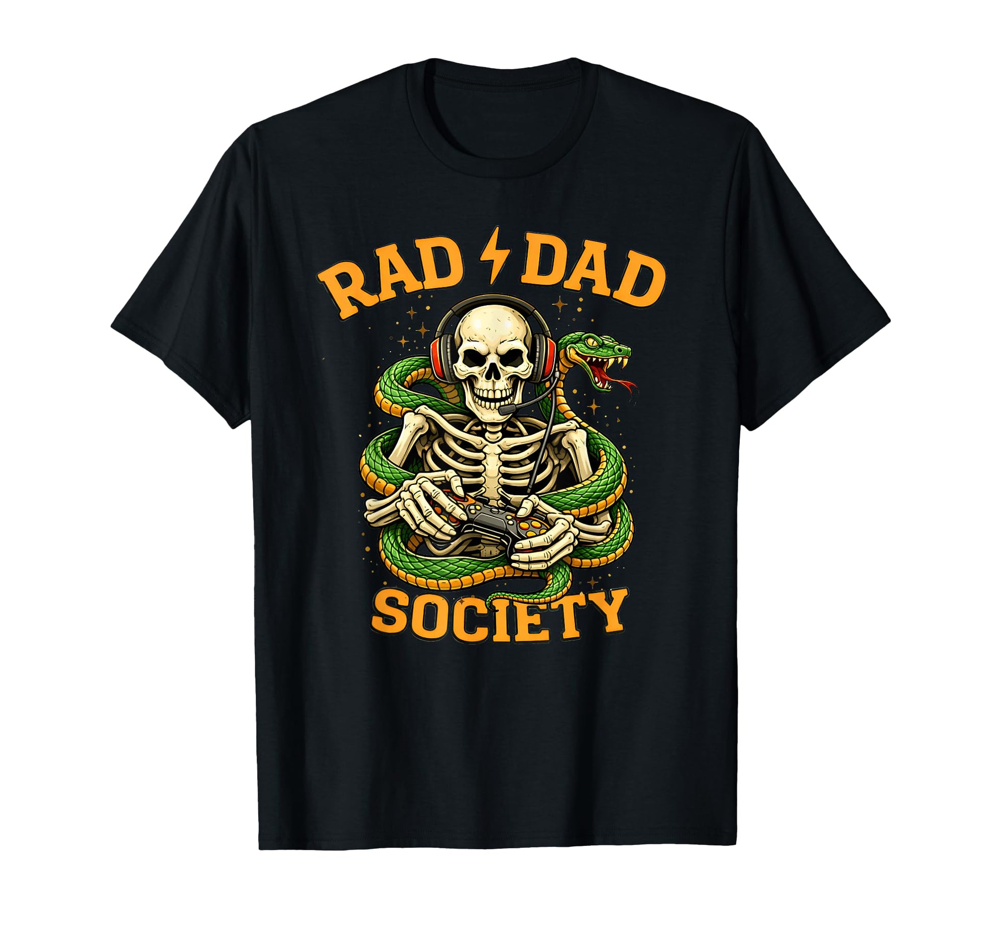 Gaming Father Rad Dad Society Video T-Shirt - Novelty Apparel Men Women - T-Shirt, Sweatshirt, Hoodie