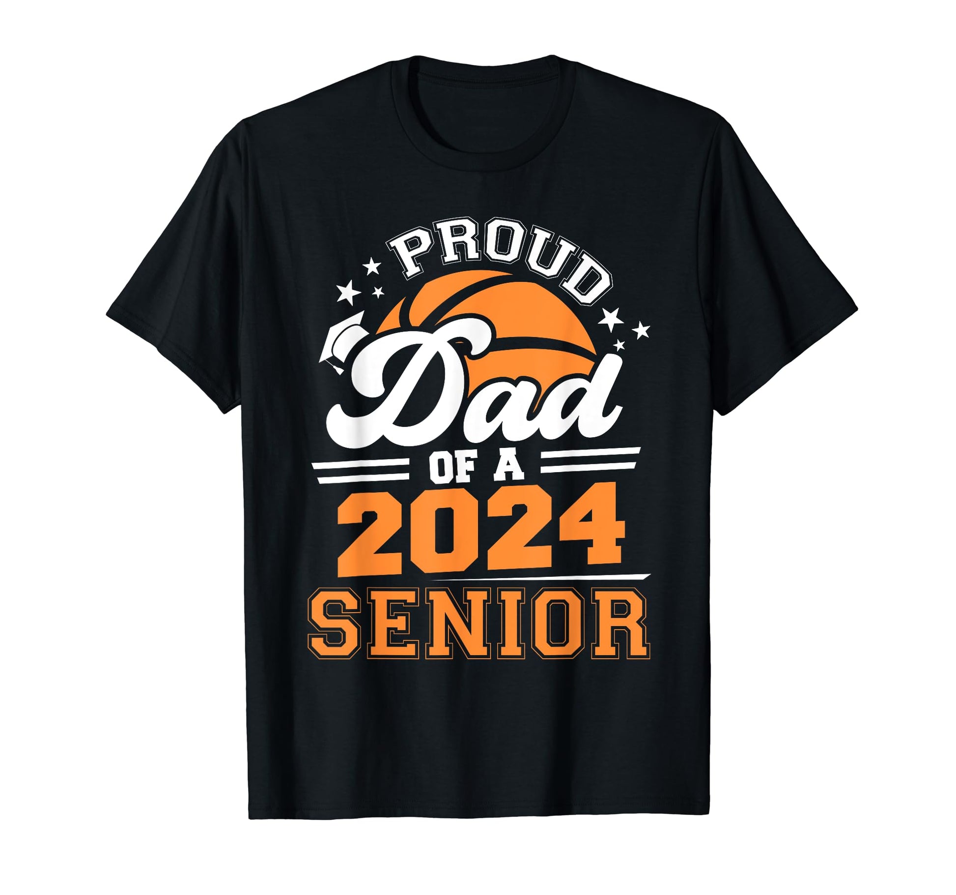 Proud Dad 2024 Senior Graduate T-Shirt - Minimalist Print Unisex - T-Shirt, Sweatshirt, Hoodie