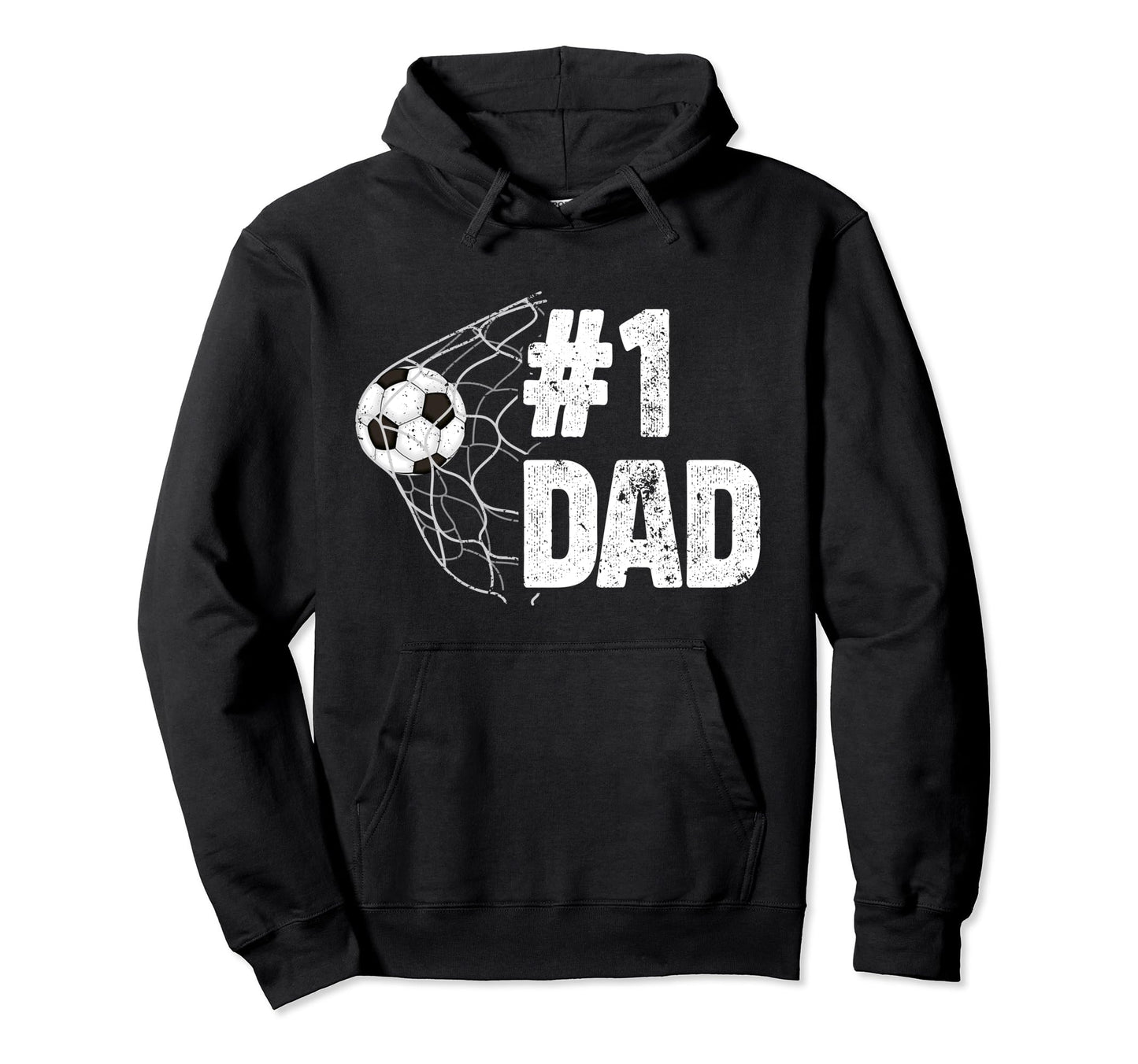 1 Dad Soccer Dad Soccer Player Dad Hoodie - Minimalist Print Men Women - T-Shirt, Sweatshirt, Hoodie