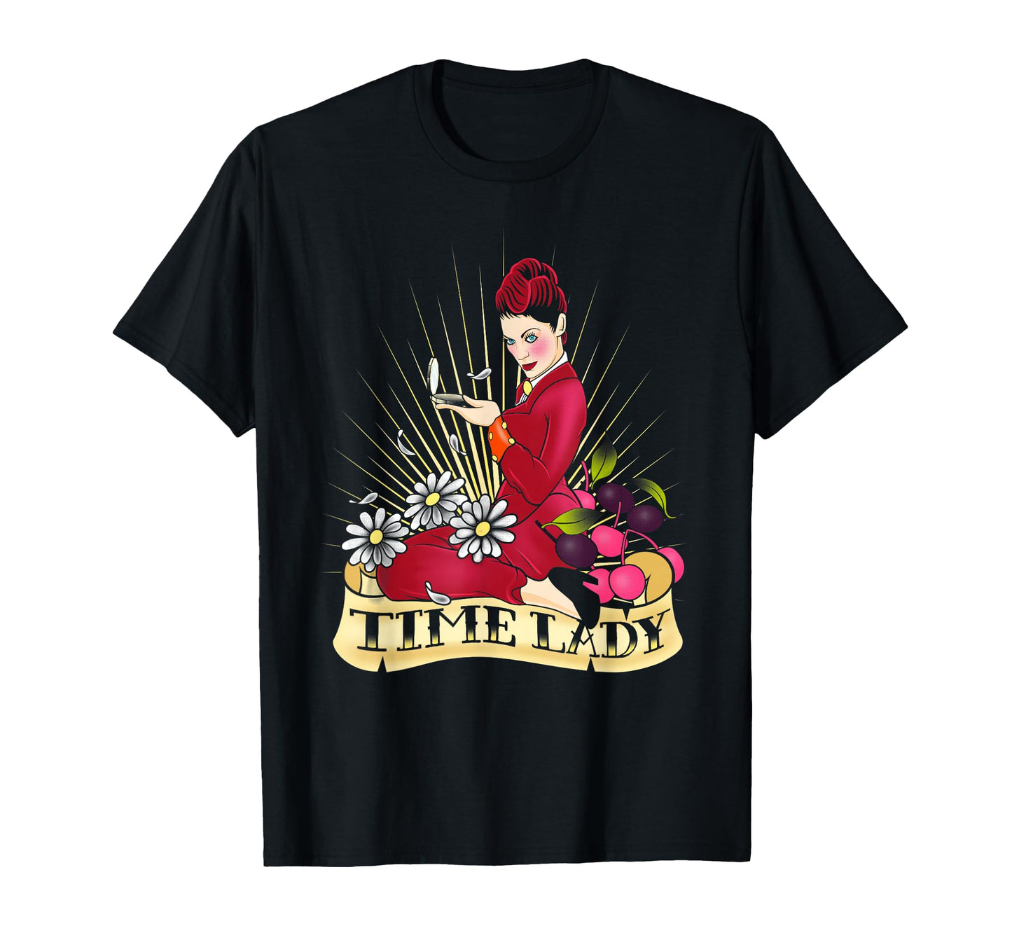 Rockabilly Missy Time Lady Timetravel T-Shirt - Novelty Apparel Men Women - T-Shirt, Sweatshirt, Hoodie