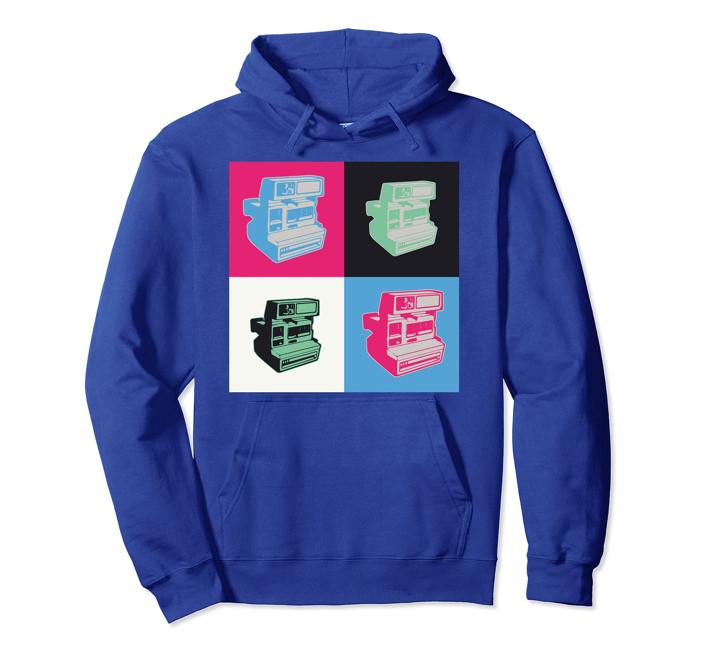 Pop Art 60S Instant Camera Artist Hoodie - Unique Graphic Men Women - T-Shirt, Sweatshirt, Hoodie