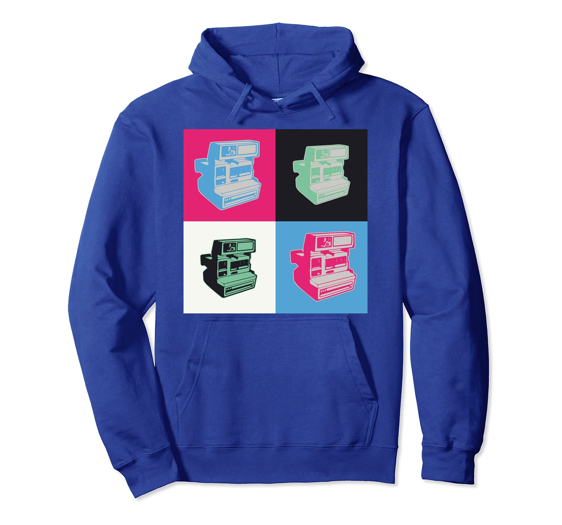Pop Art 60S Instant Camera Artist Hoodie - Unique Graphic Men Women - T-Shirt, Sweatshirt, Hoodie