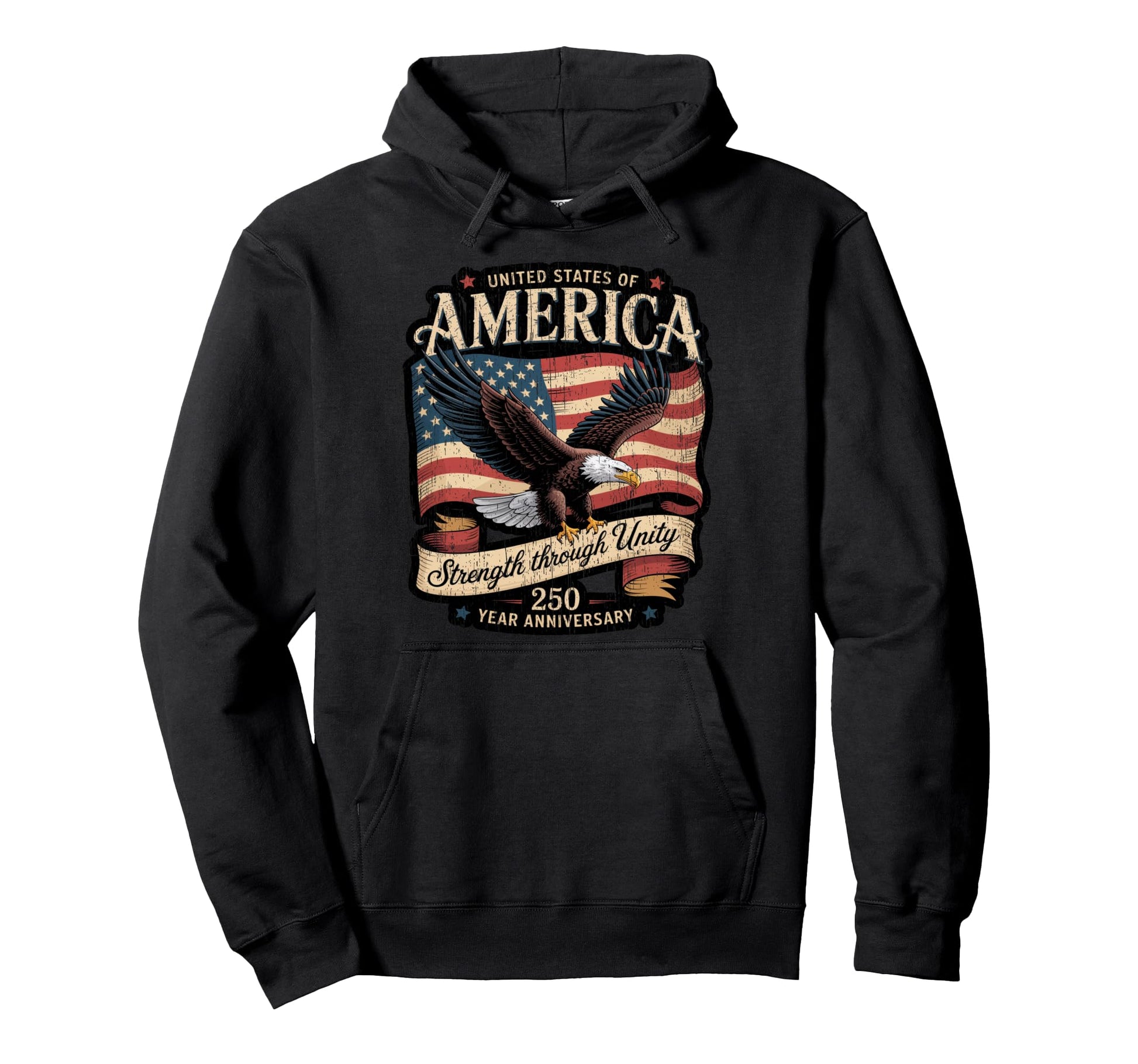 United States 250 Year Anniversary Brand Hoodie - Aesthetic Graphic Unisex - T-Shirt, Sweatshirt, Hoodie
