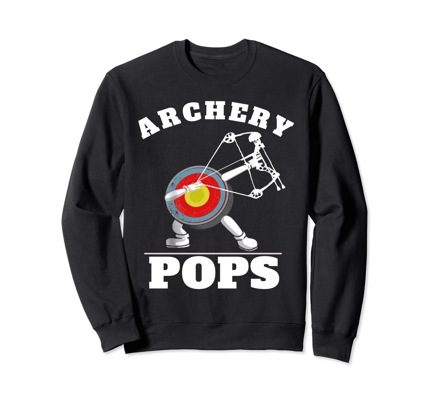 Funny Archers Fathers Day Pops Mens Sweatshirt - Aesthetic Graphic Unisex - T-Shirt, Sweatshirt, Hoodie