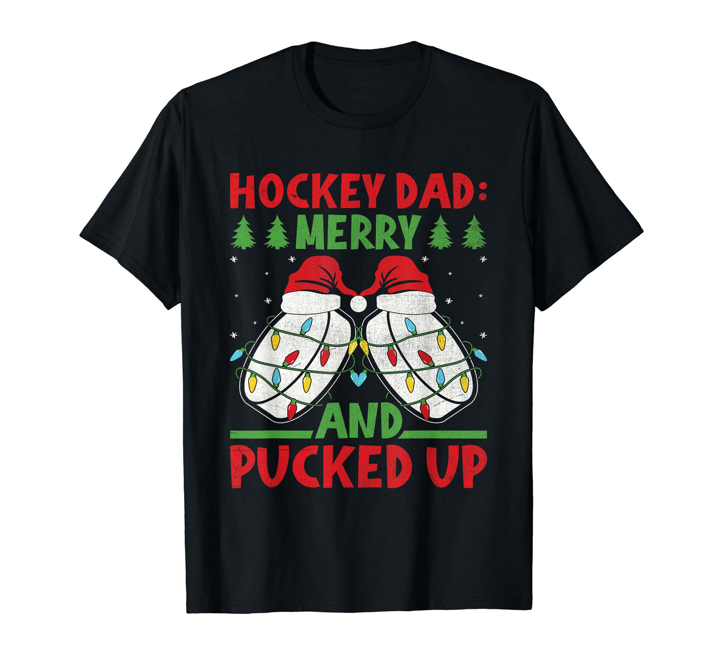 Ice Hockey Dad Player Pucking Coach T-Shirt - Custom Art Print Unisex - T-Shirt, Sweatshirt, Hoodie