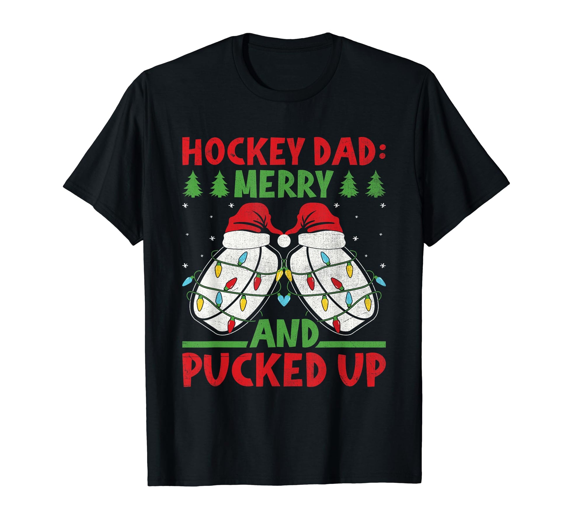 Ice Hockey Dad Player Pucking Coach T-Shirt - Custom Art Print Unisex - T-Shirt, Sweatshirt, Hoodie