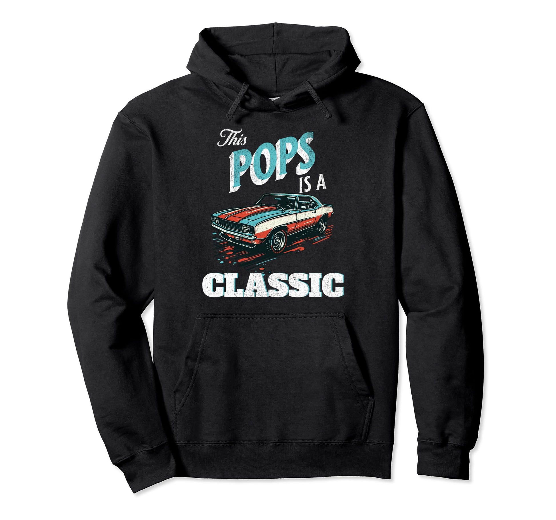 This Pops Is Fathers Day Car Hoodie - Casual Everyday Wear Men Women - T-Shirt, Sweatshirt, Hoodie