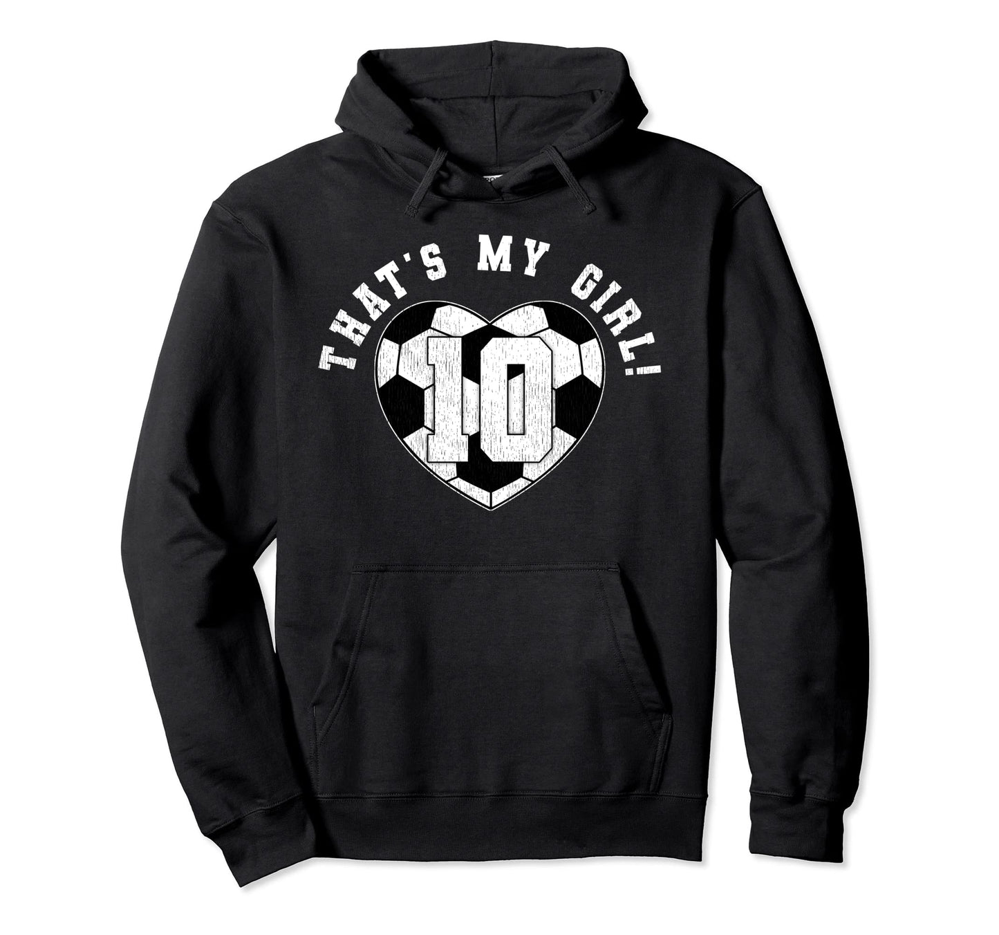 Thats My Soccer Player Mom Dad Jersey Hoodie - Minimalist Print for Adults - T-Shirt, Sweatshirt, Hoodie