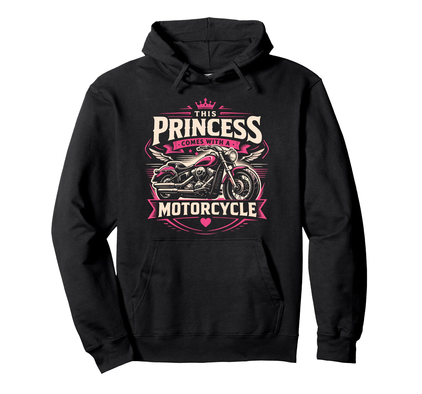 Motorcycle Biker Female This Hoodie - Trendy Graphic for Adults - T-Shirt, Sweatshirt, Hoodie