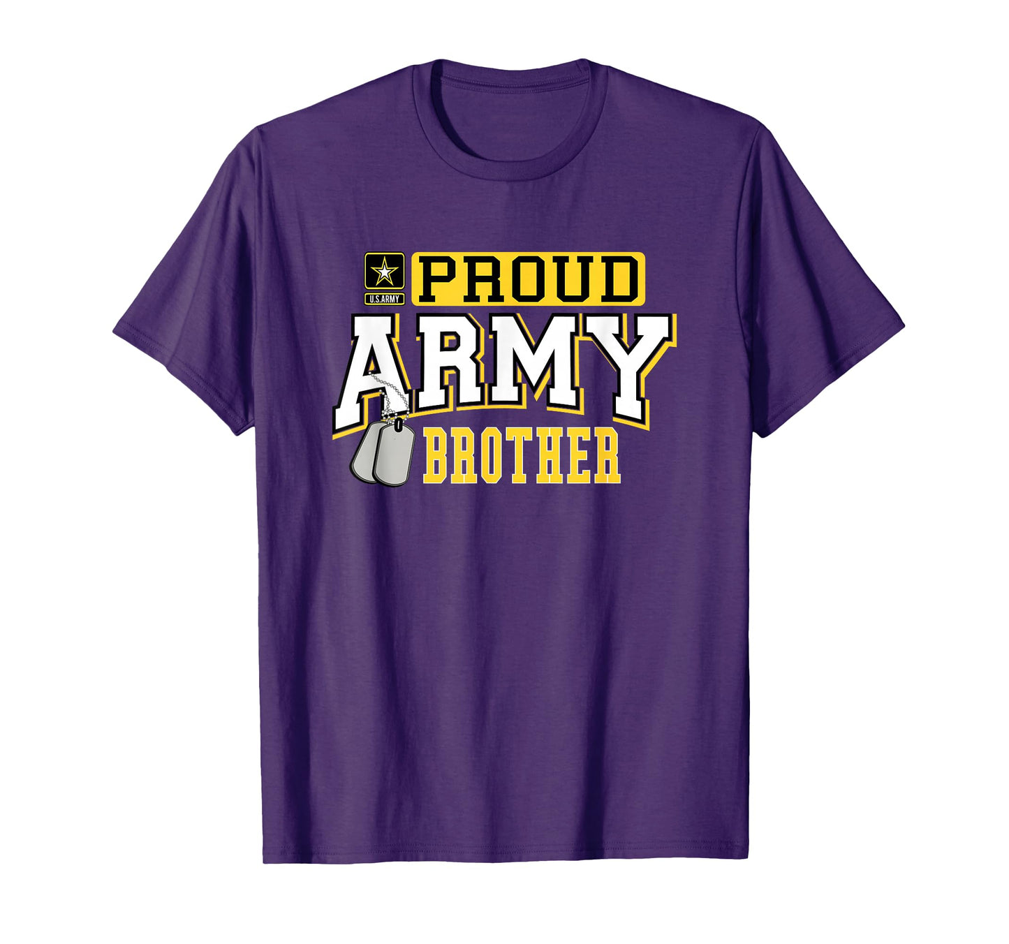 Proud Army Brother Military Pride T-Shirt - Trendy Graphic for Adults - T-Shirt, Sweatshirt, Hoodie