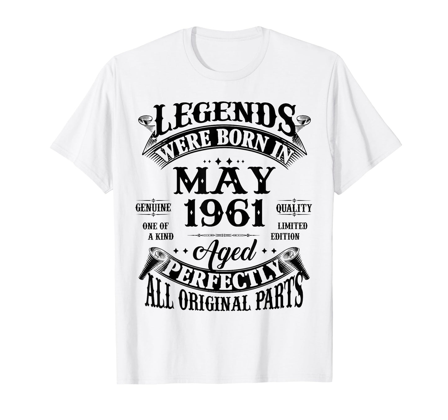 65Th Birthday Gift Legend Born May T-Shirt - Fun Novelty Design Men Women - T-Shirt, Sweatshirt, Hoodie