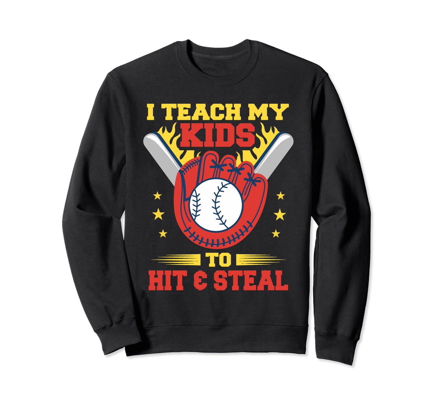 Funny Baseball Dad Tees Baseball T-Shirt - Novelty Apparel Men Women - T-Shirt, Sweatshirt, Hoodie