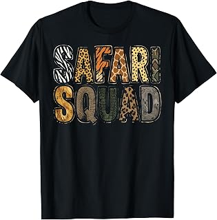 Safari Squad Animal Print Jungle Matching Men Women Kids T-Shirt Unisex T-shirt, Sweatshirt, Hoodie, Long Sleeve Tee - T-Shirt, Sweatshirt, Hoodie